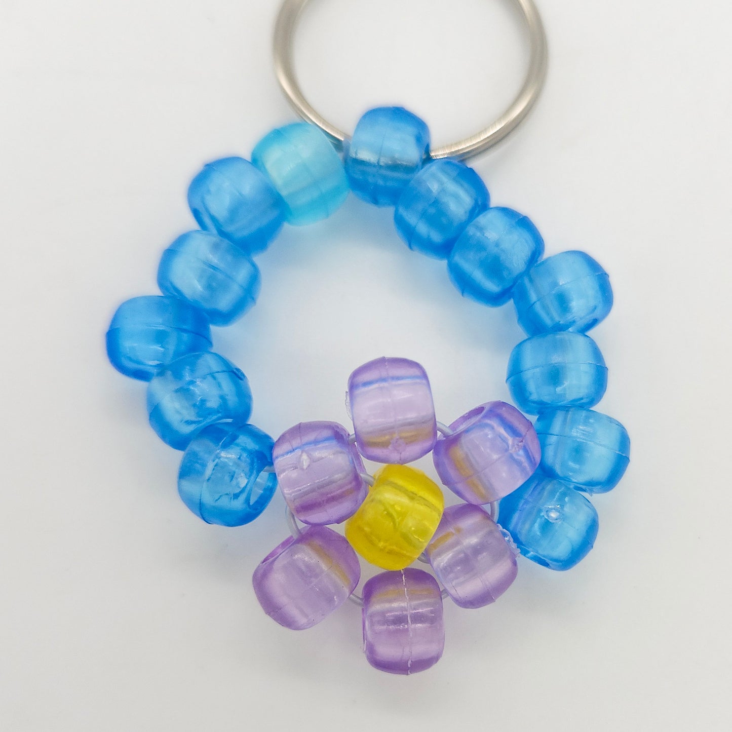 Beaded Flower Keychains