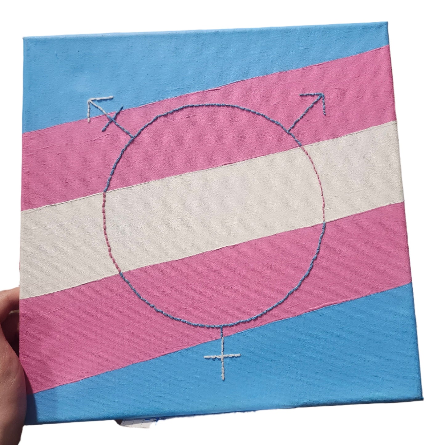 Transgender Symbol Painting