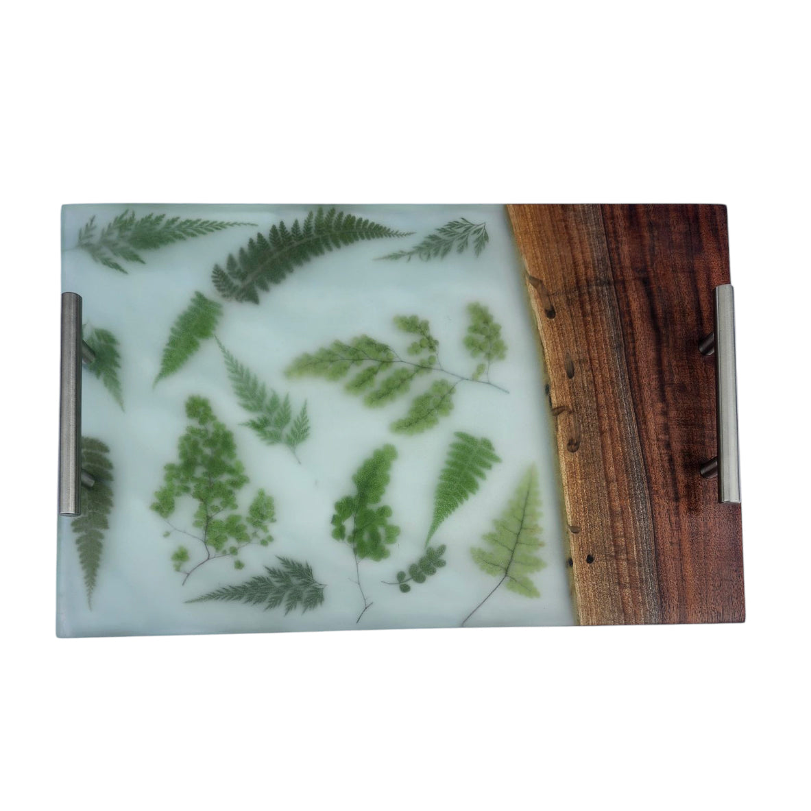 Winter Floor Charcuterie Board: Pinecones in Resin