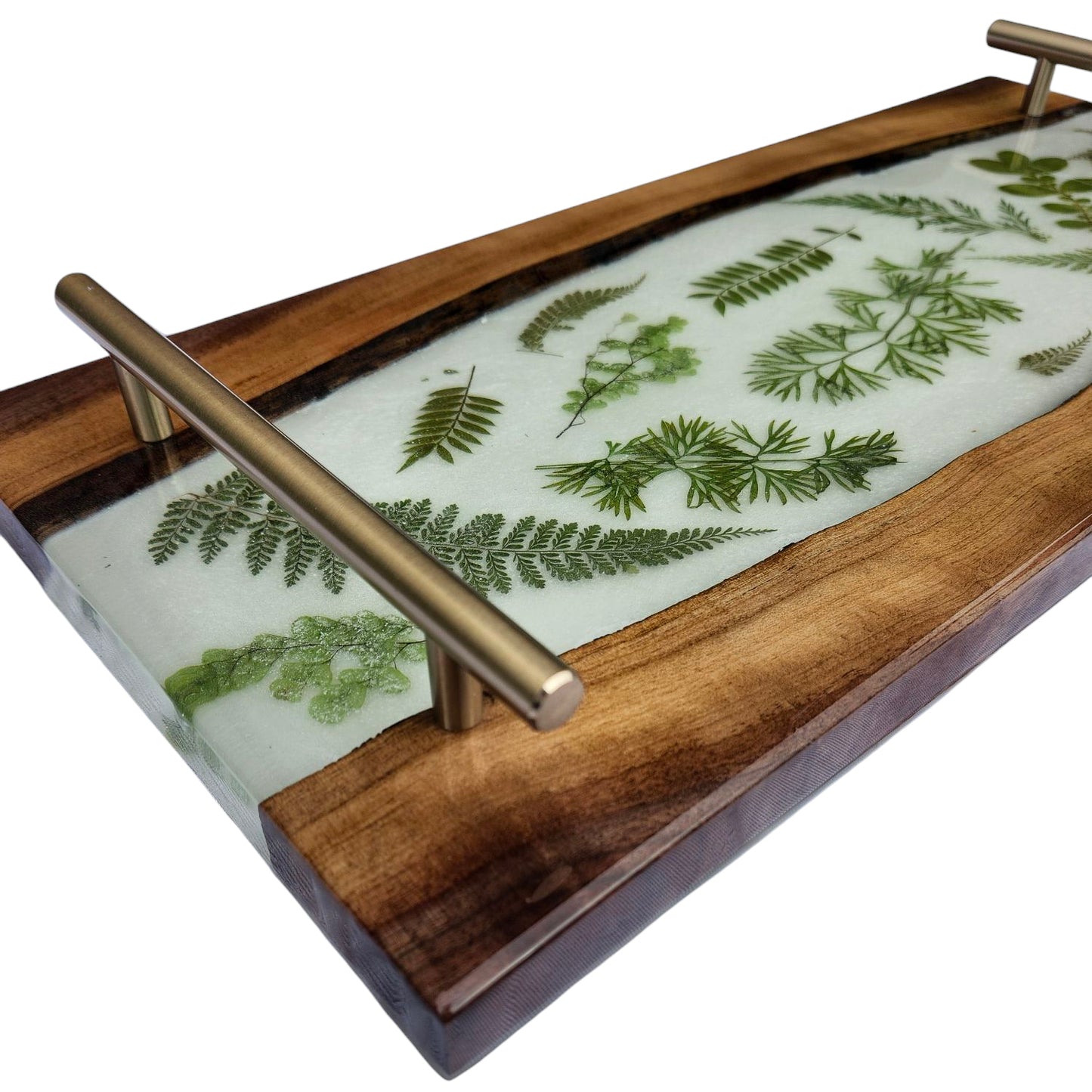 Winter Floor Charcuterie Board: Pinecones in Resin