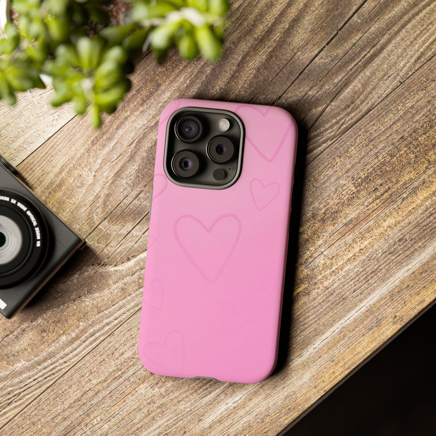 Hearts Pink Tough Cases