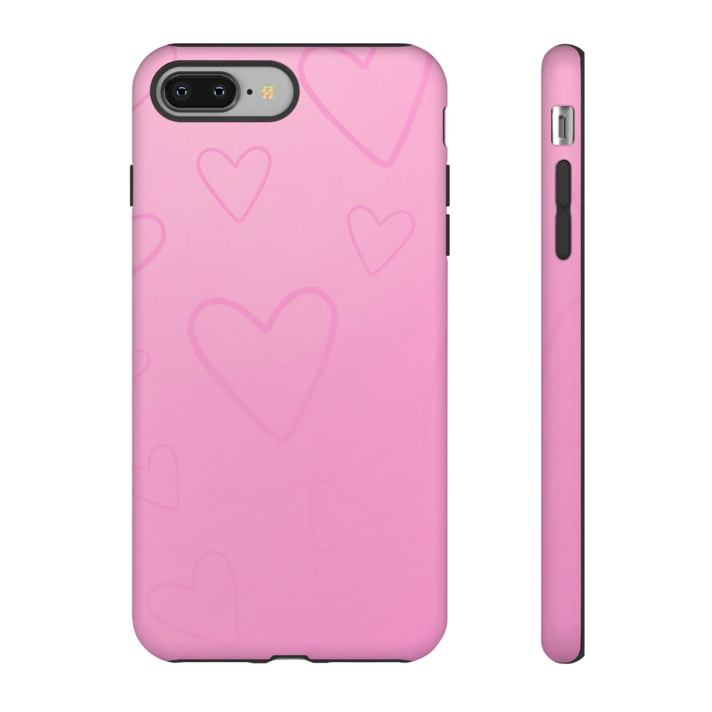 Hearts Pink Tough Cases