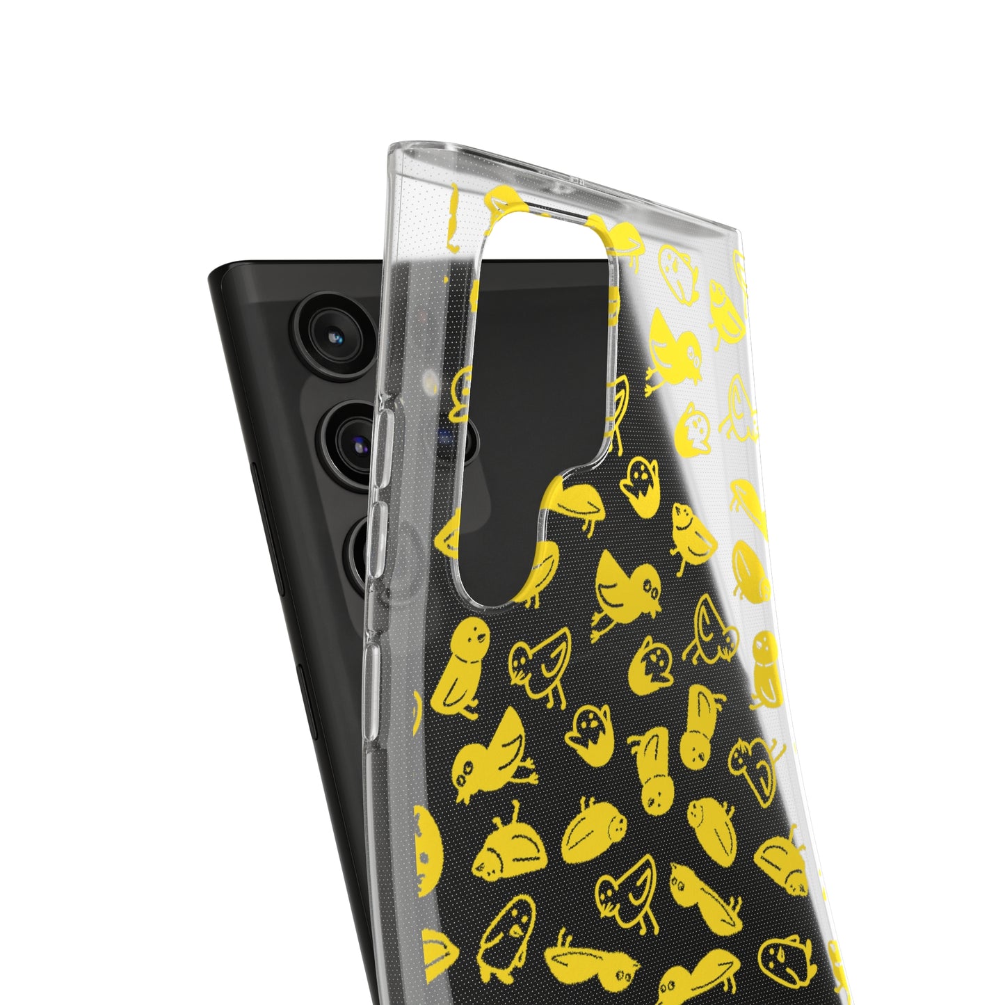 Silly Birds Clear Soft Phone Cases