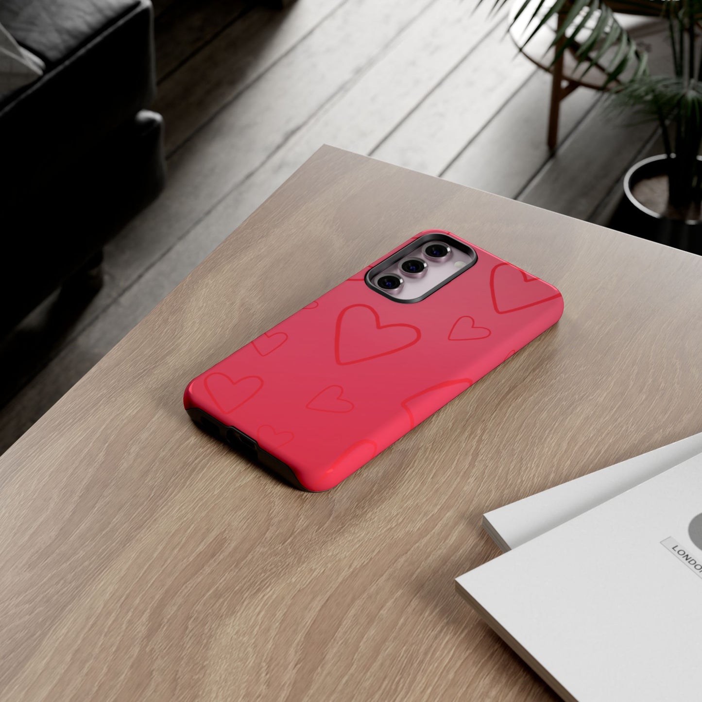 Hearts Red Tough Cases