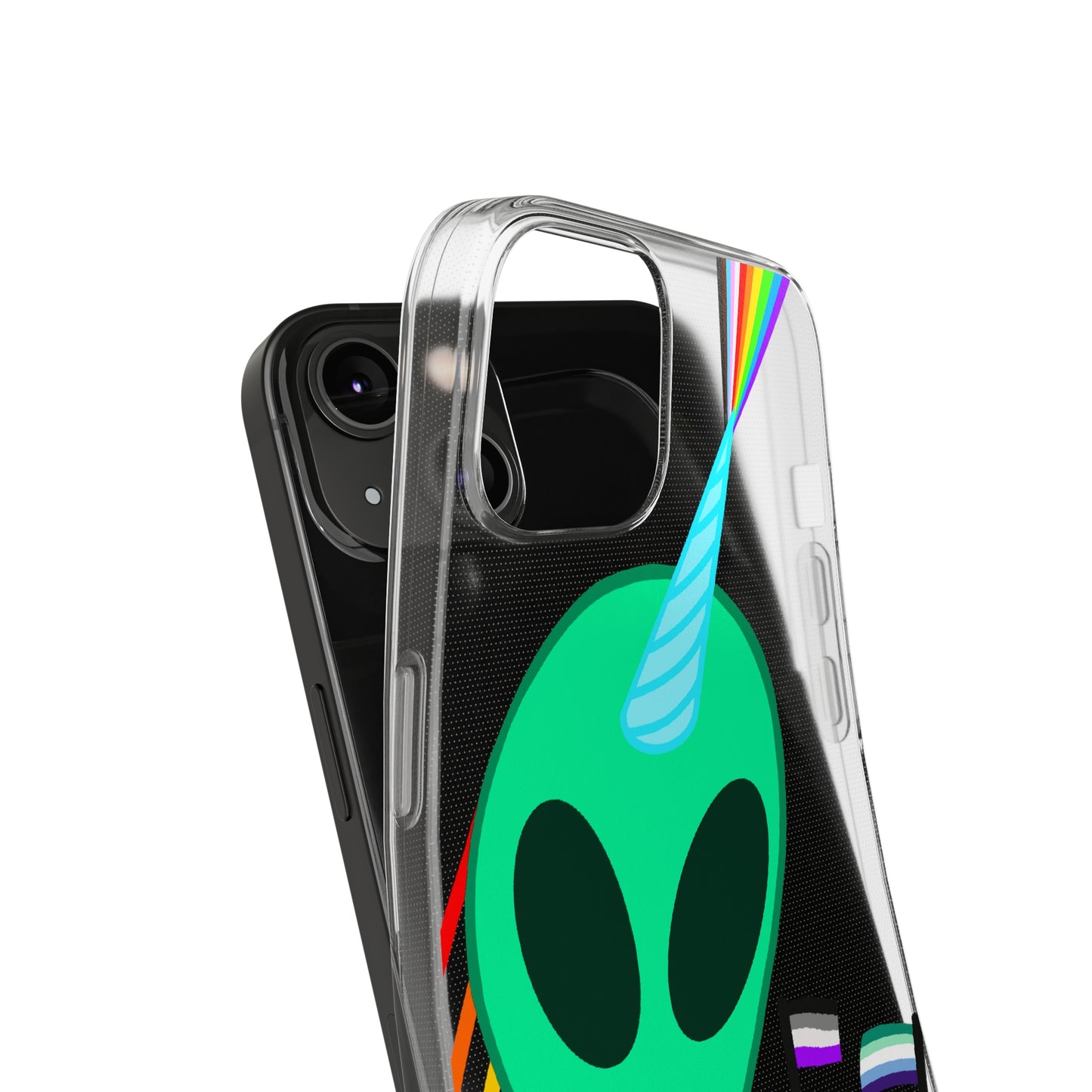 Gay Alien Clear Soft Phone Cases