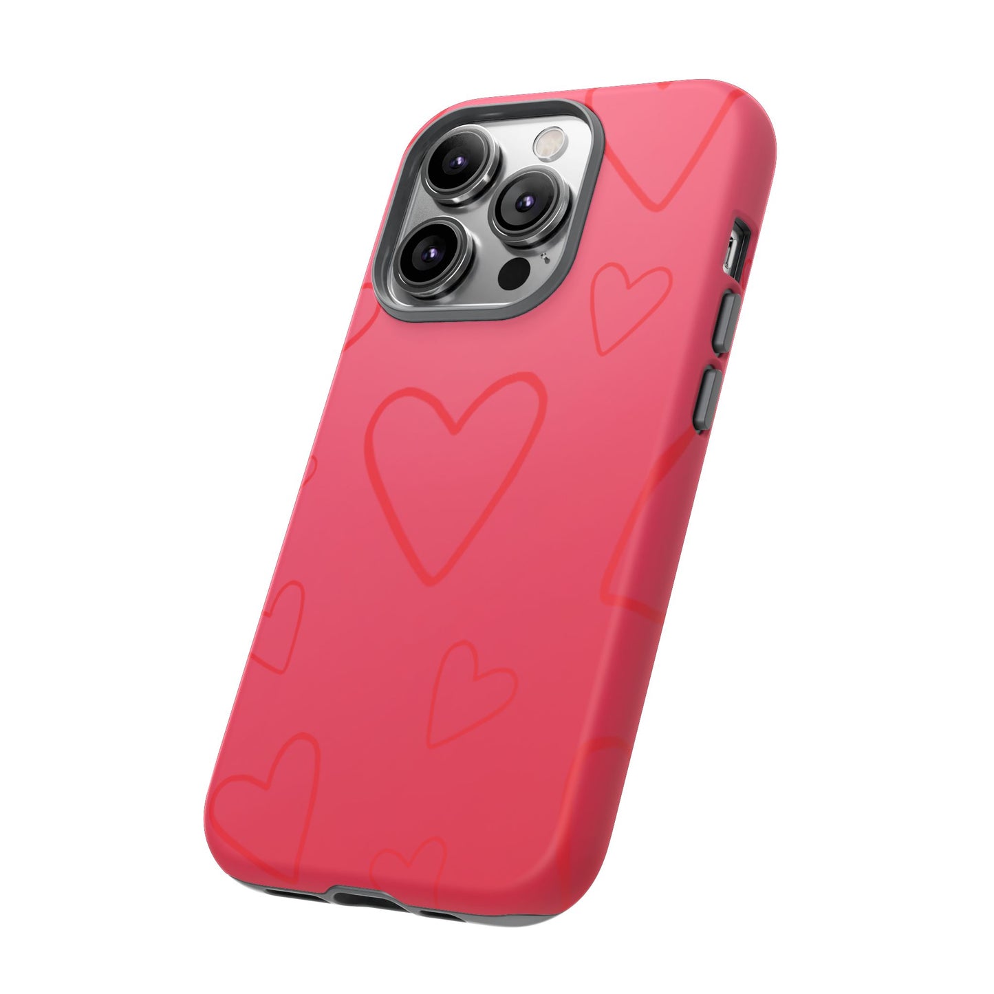 Hearts Red Tough Cases