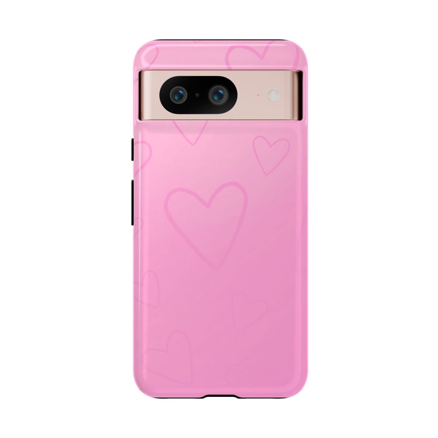 Hearts Pink Tough Cases