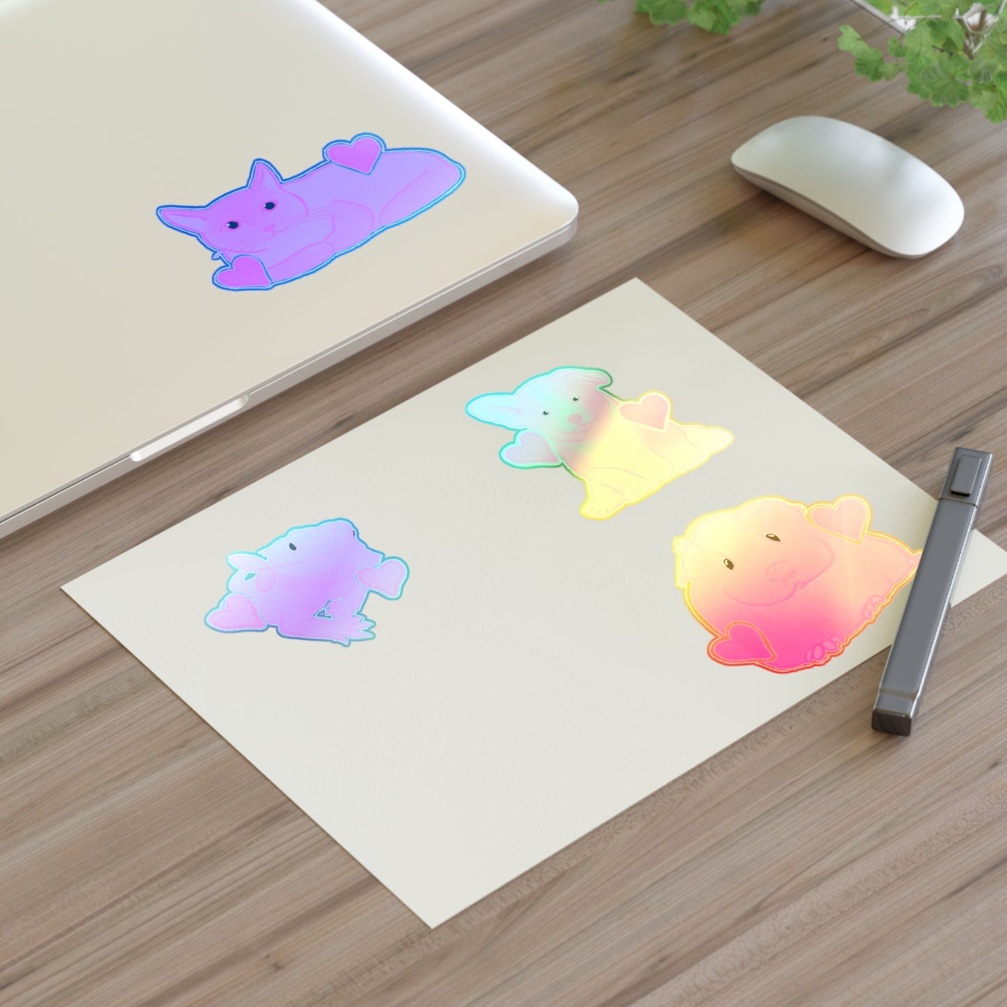 Pink Pet Sticker Sheets