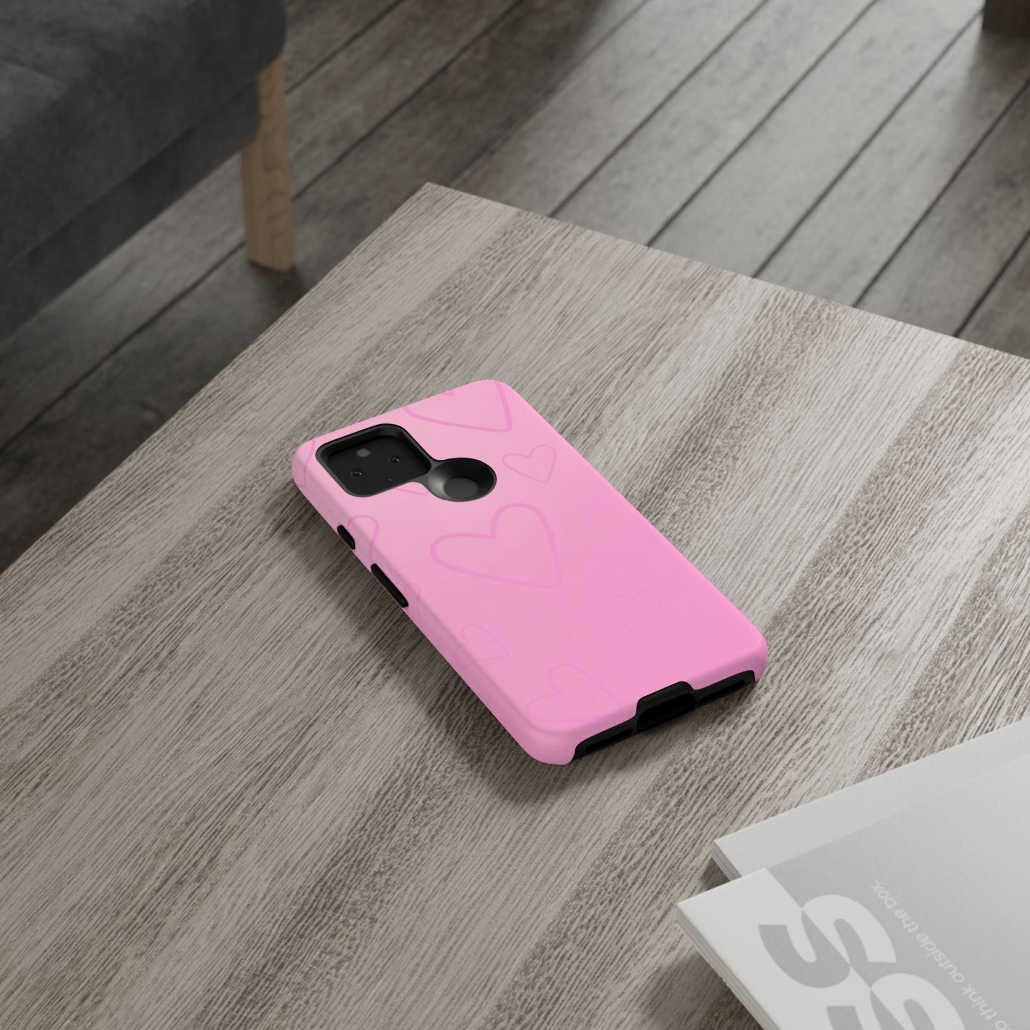 Hearts Pink Tough Cases