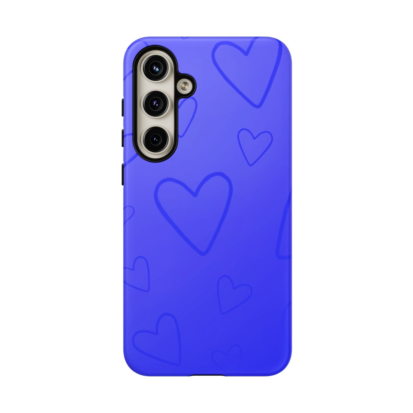 Hearts Blue Tough Cases