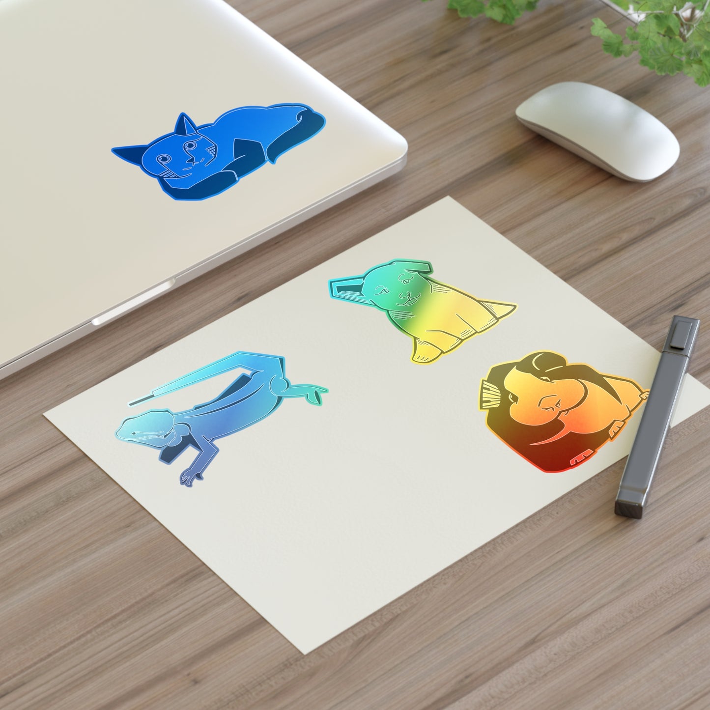 Abstract Pet Sticker Sheets