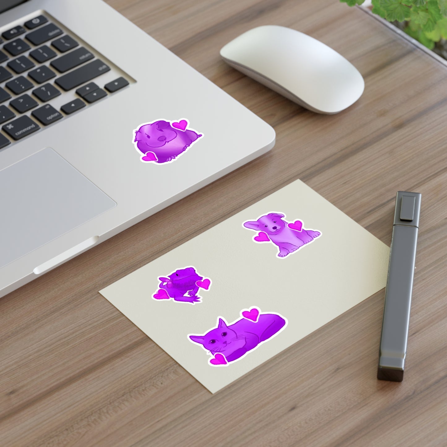 Purple Pet Sticker Sheets