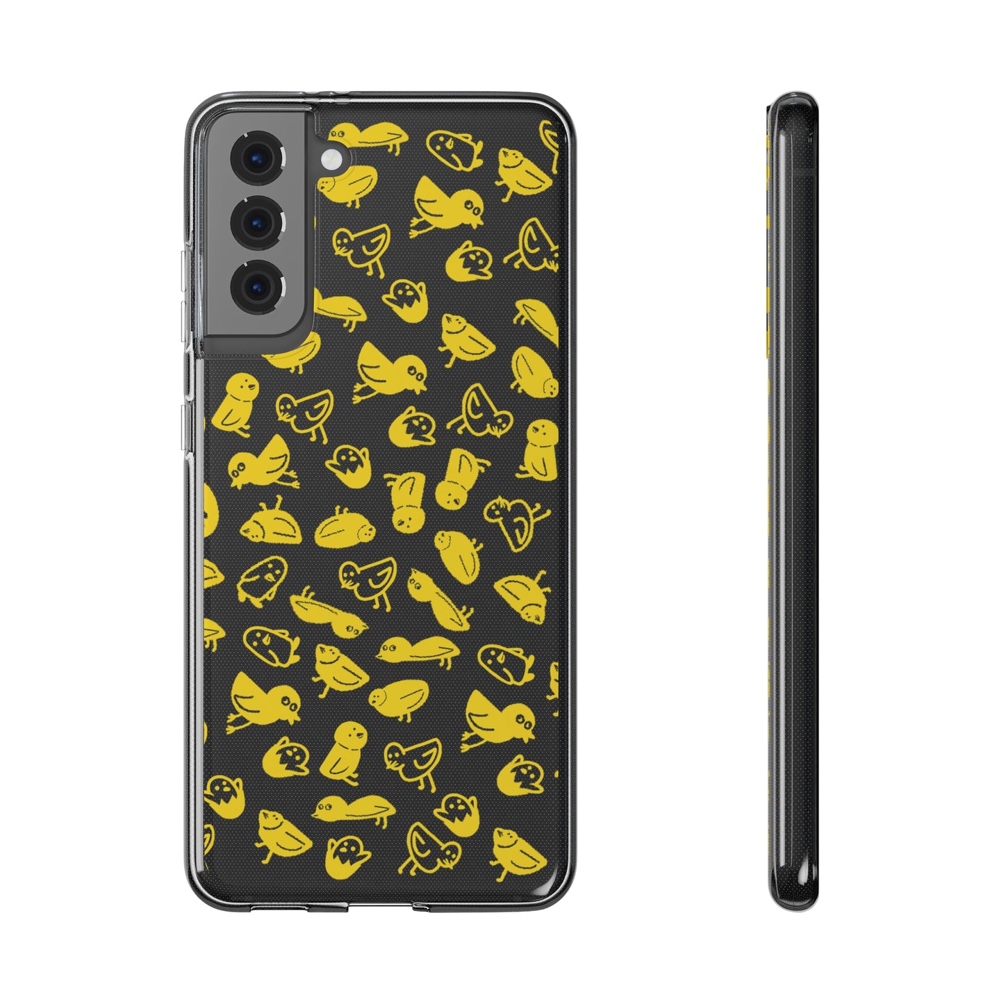 Silly Birds Clear Soft Phone Cases