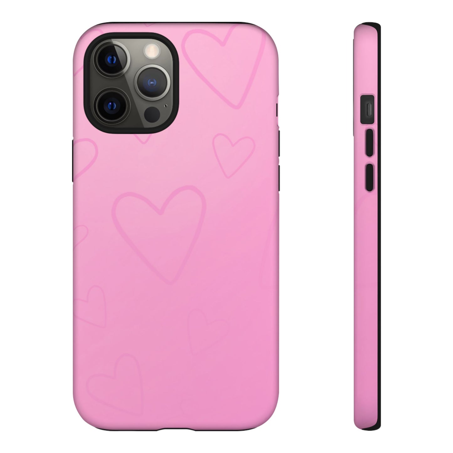 Hearts Pink Tough Cases