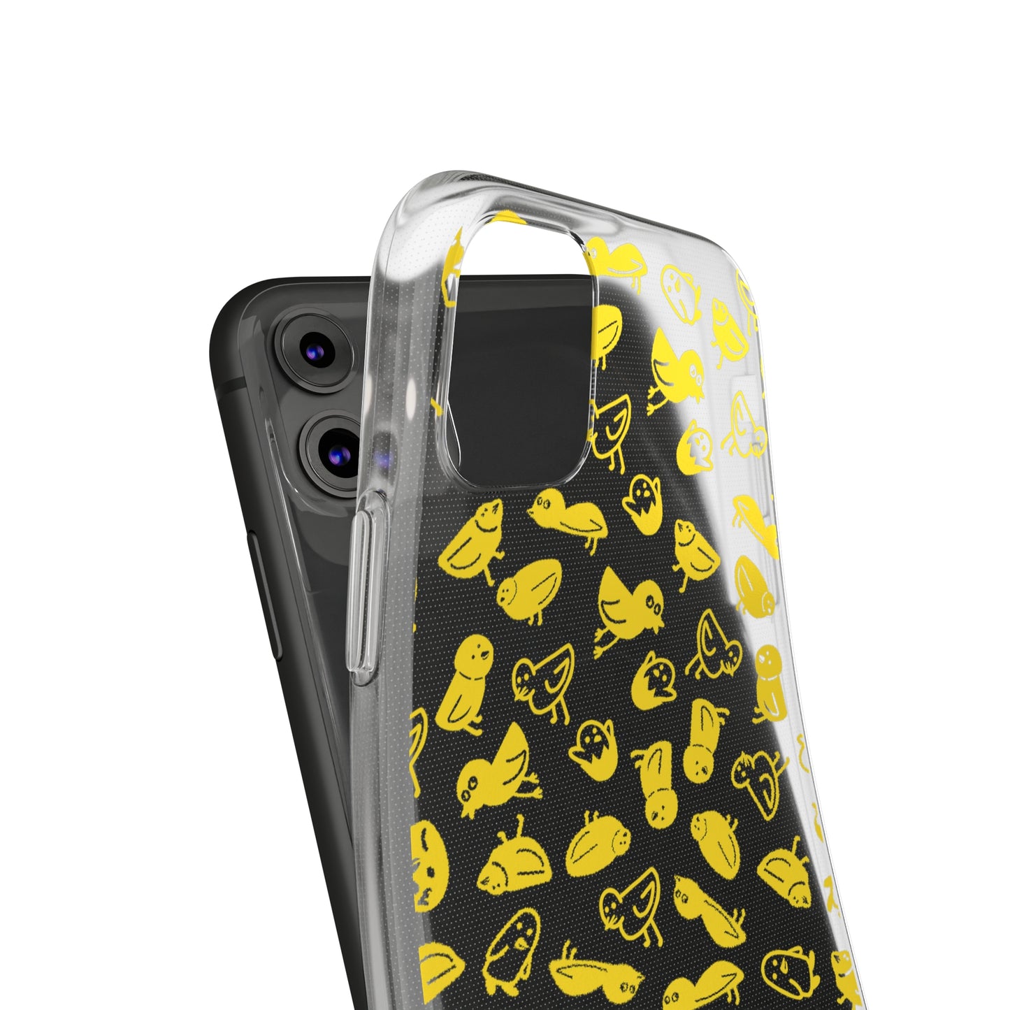 Silly Birds Clear Soft Phone Cases