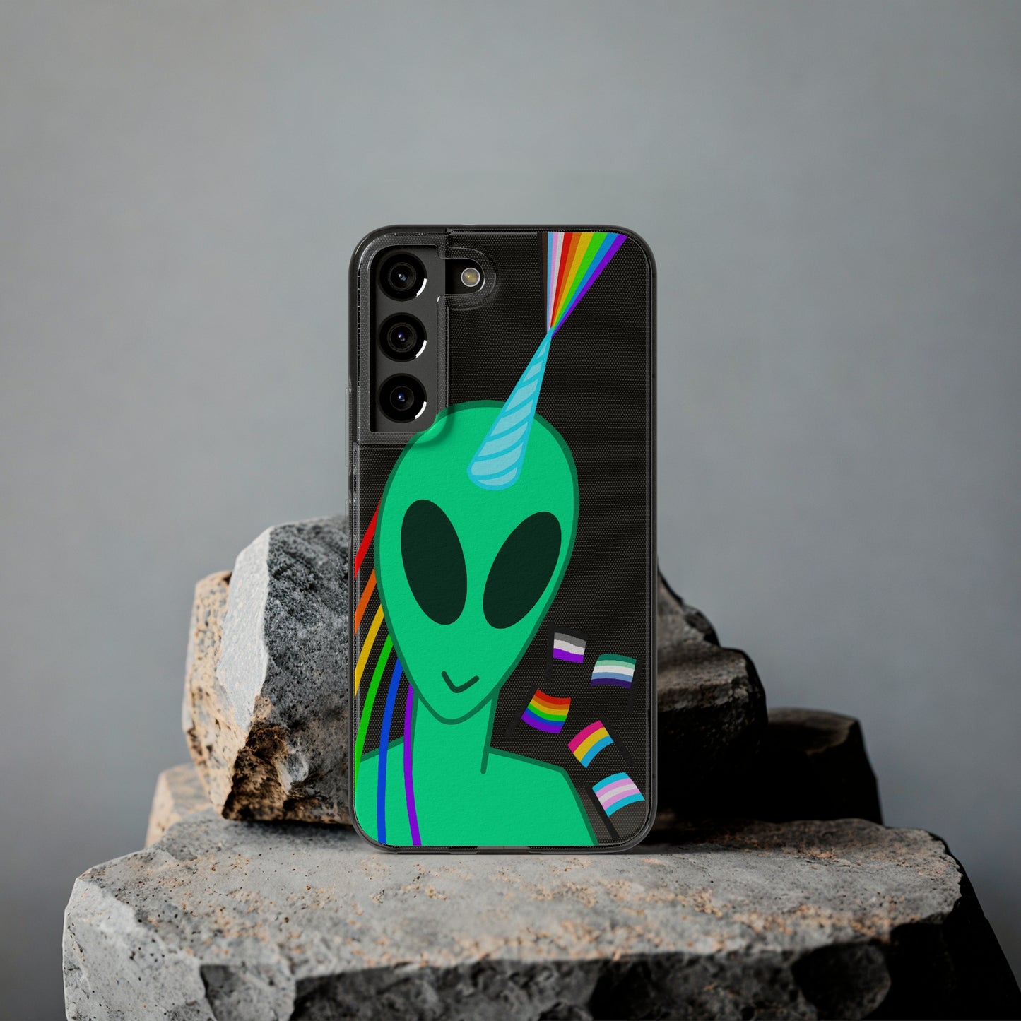 Gay Alien Clear Soft Phone Cases