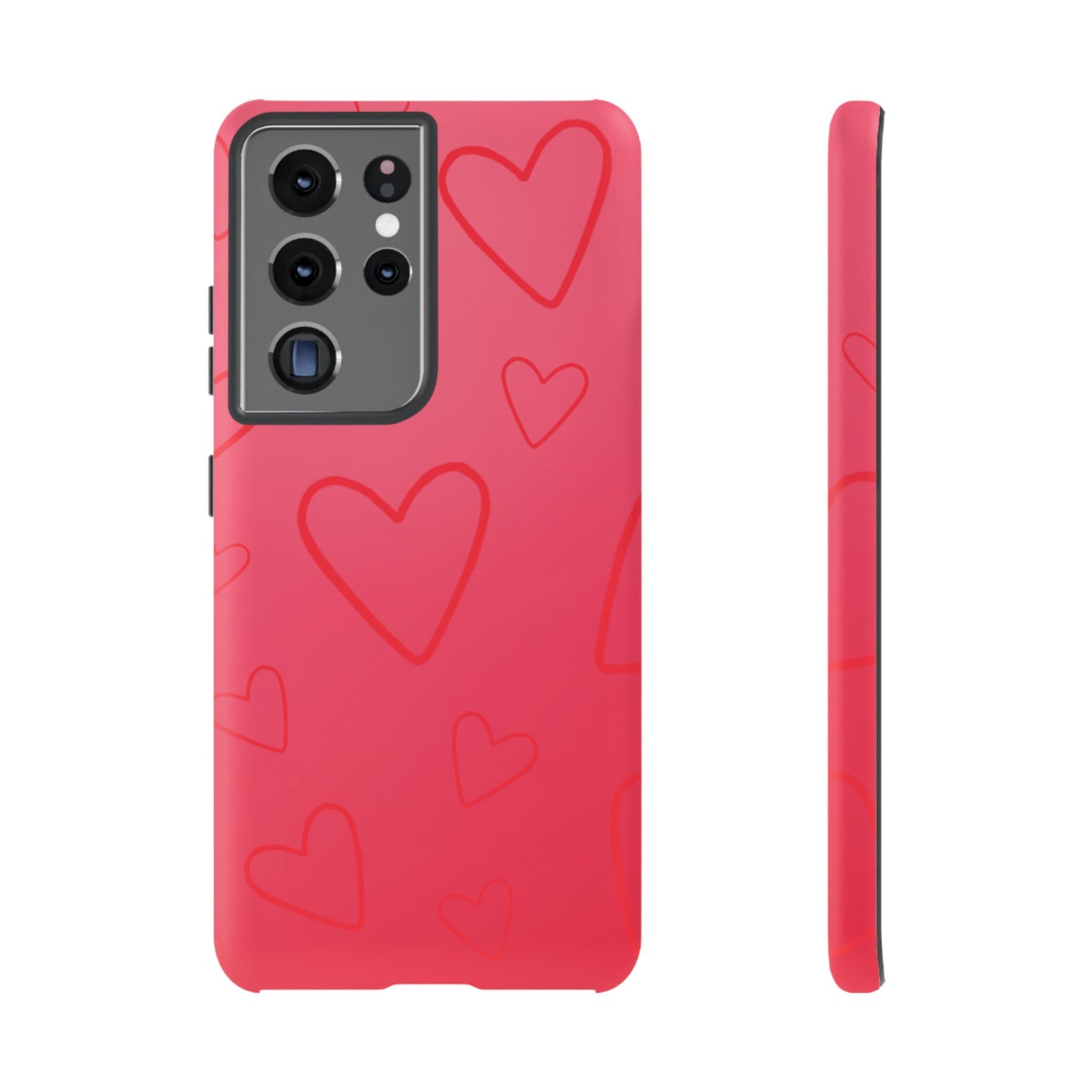 Hearts Red Tough Cases