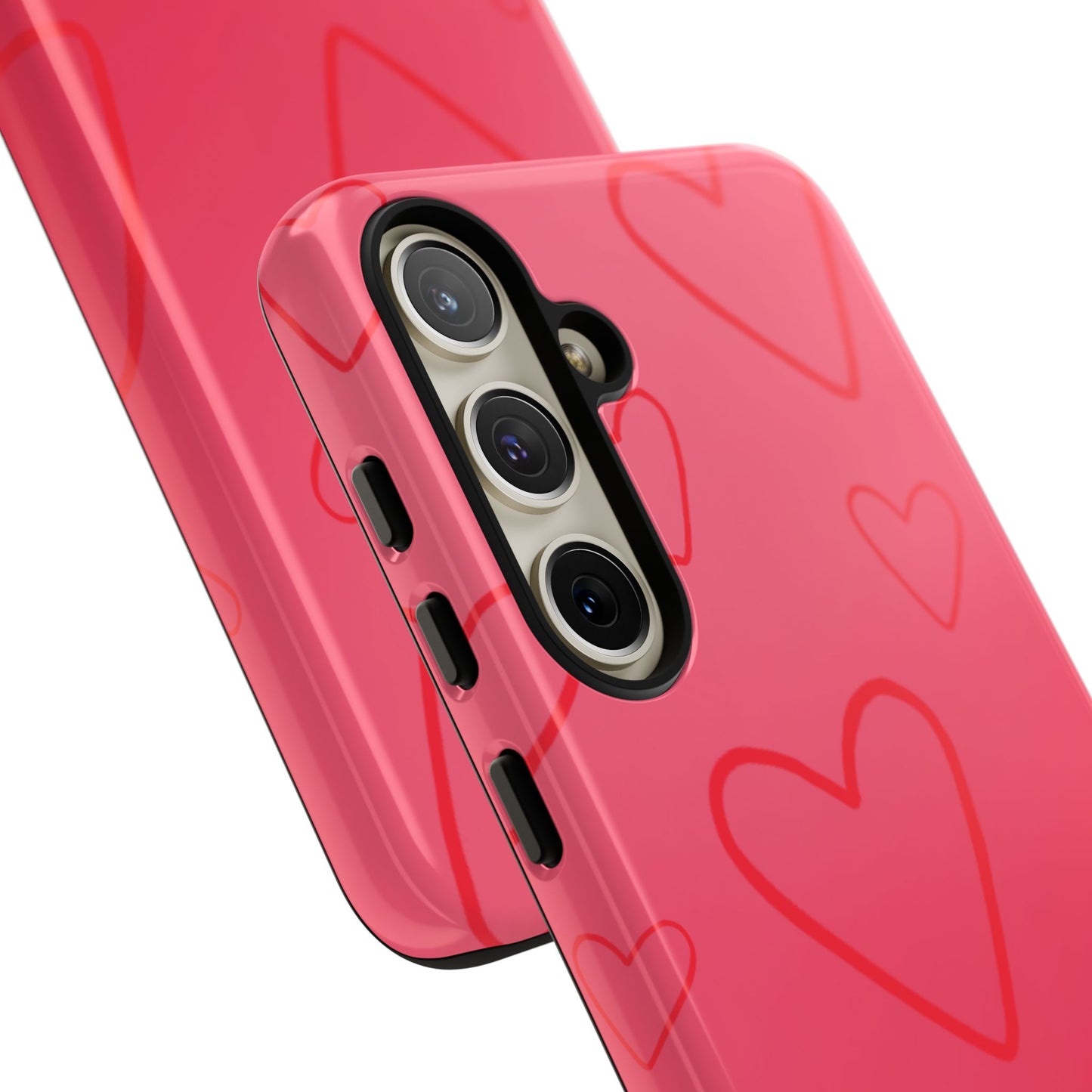 Hearts Red Tough Cases