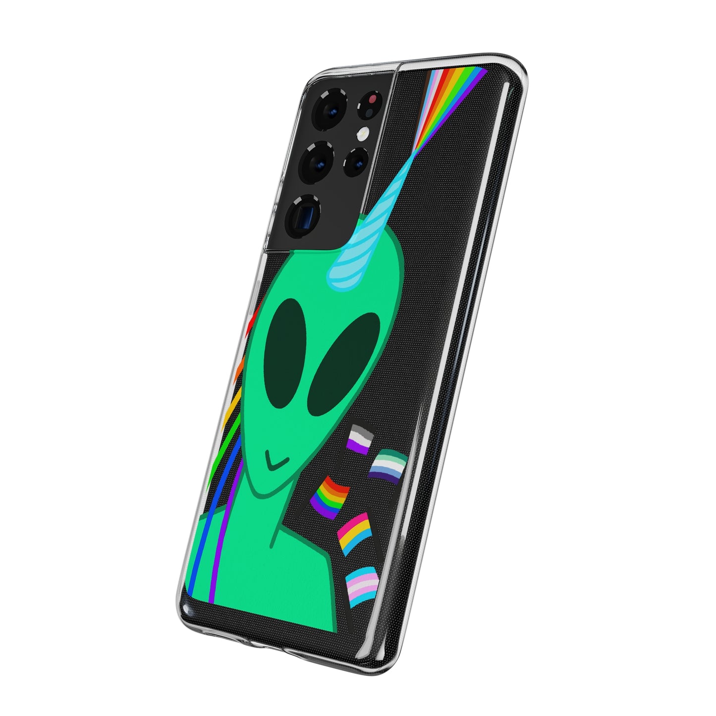 Gay Alien Clear Soft Phone Cases