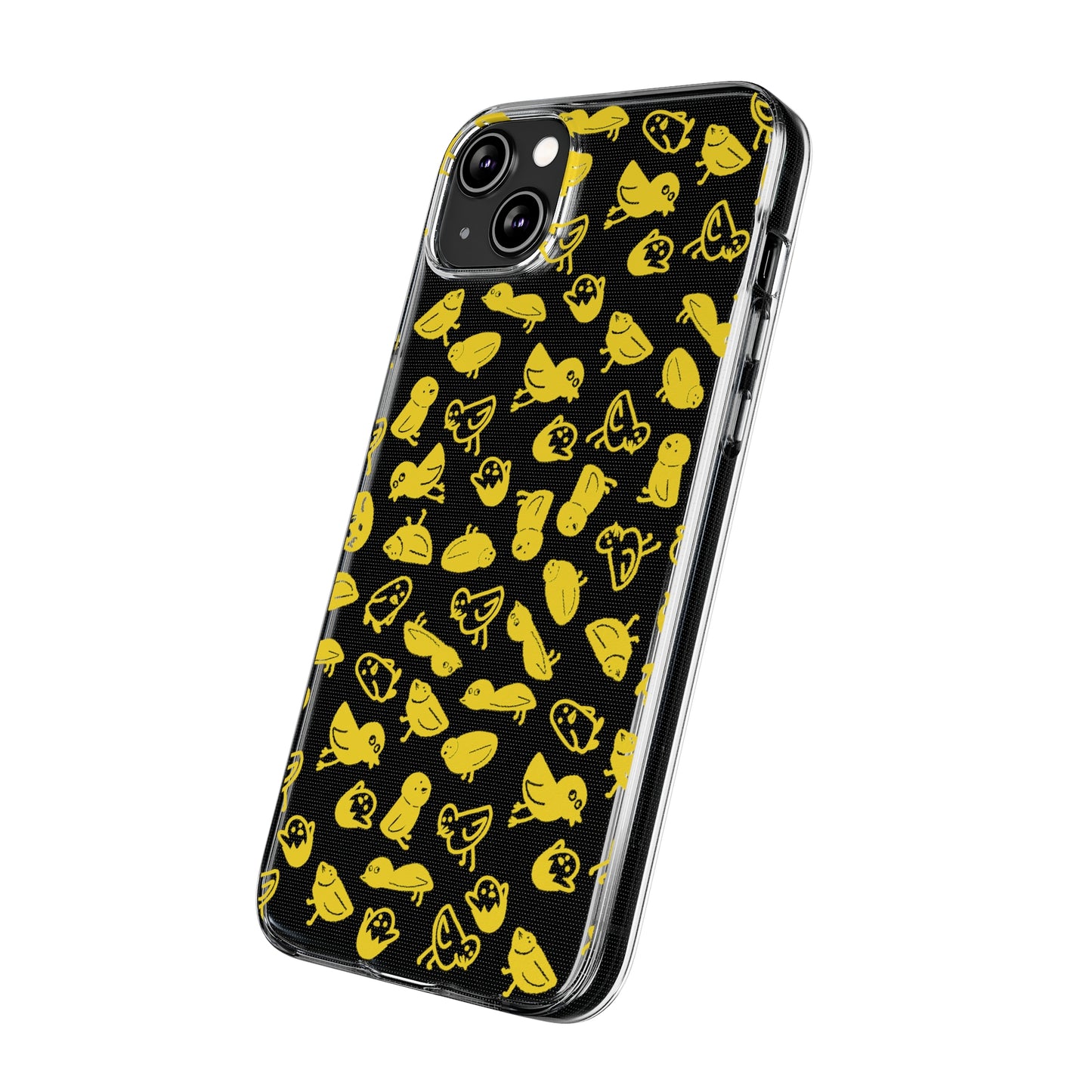 Silly Birds Clear Soft Phone Cases