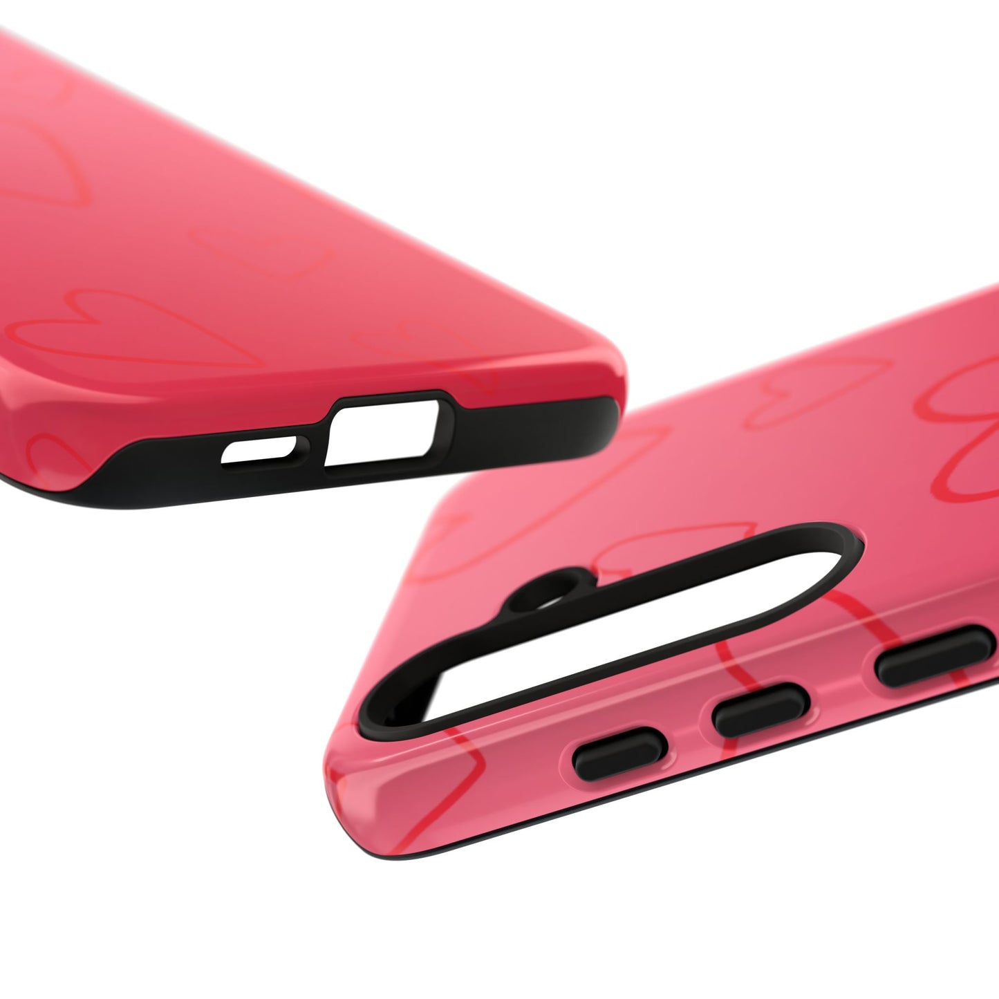 Hearts Red Tough Cases