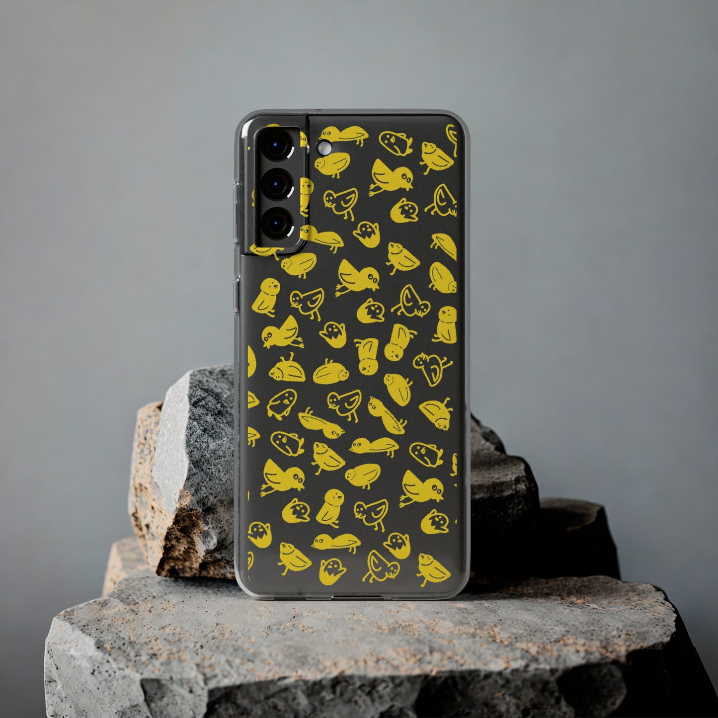 Silly Birds Clear Soft Phone Cases