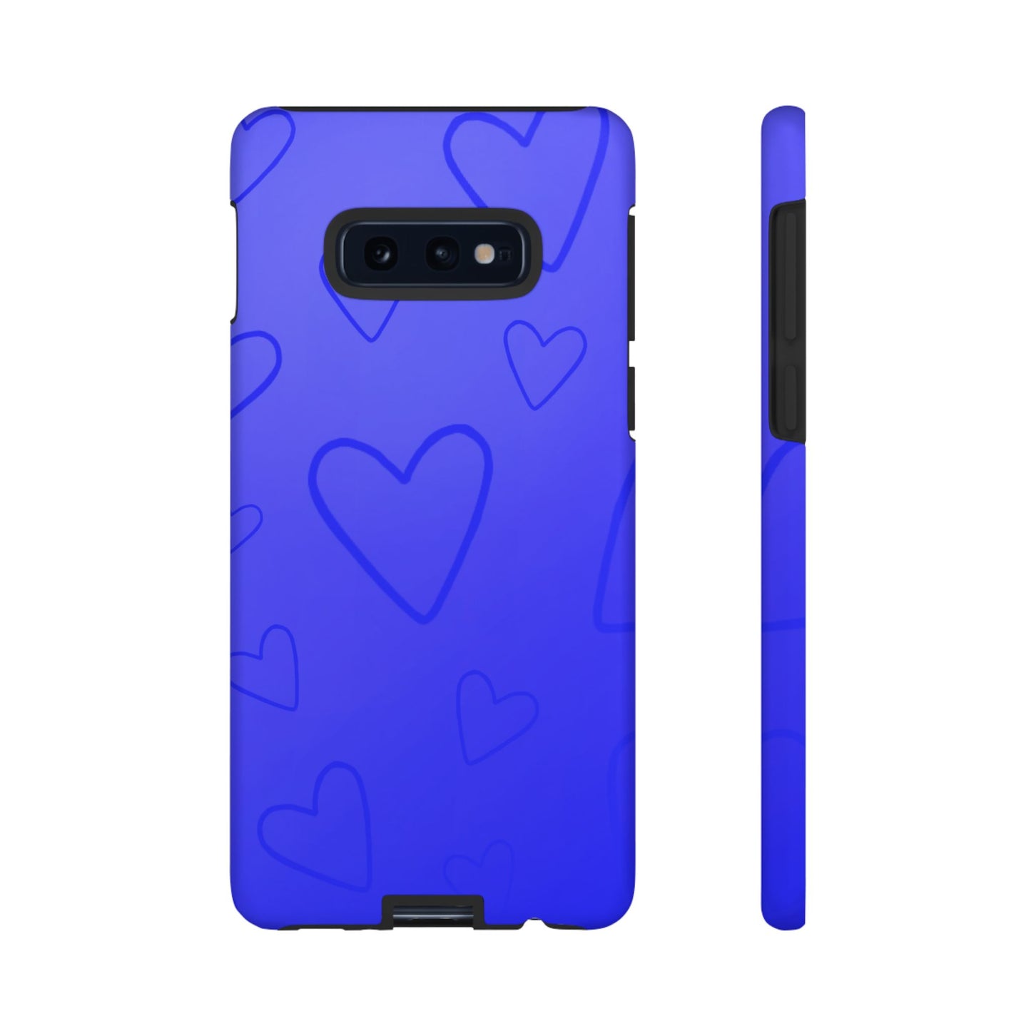 Hearts Blue Tough Cases