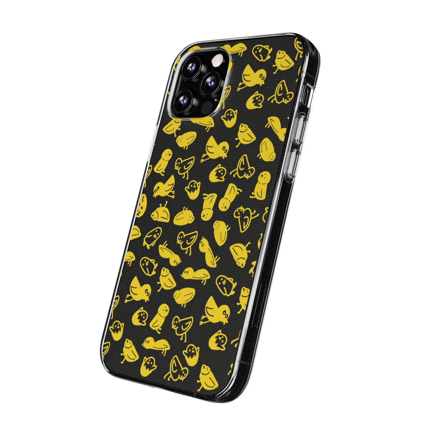 Silly Birds Clear Soft Phone Cases