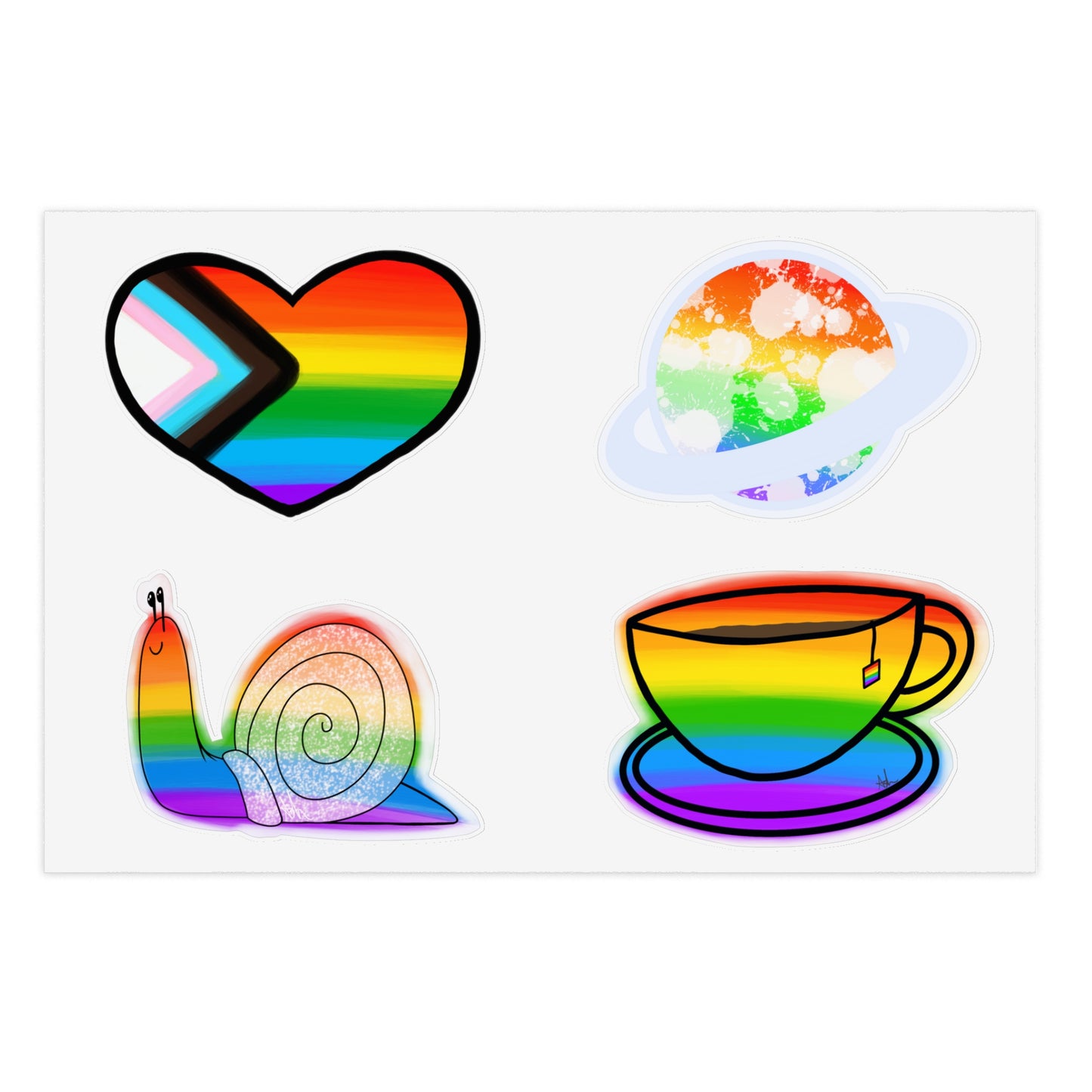 Rainbow Pride Sticker Sheets