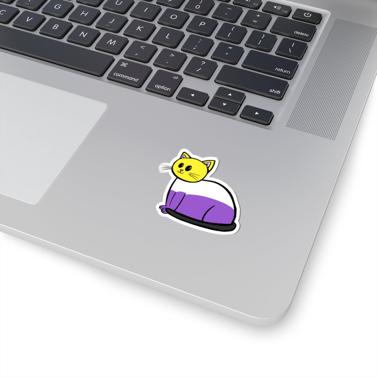 Non Binary Cat Sticker