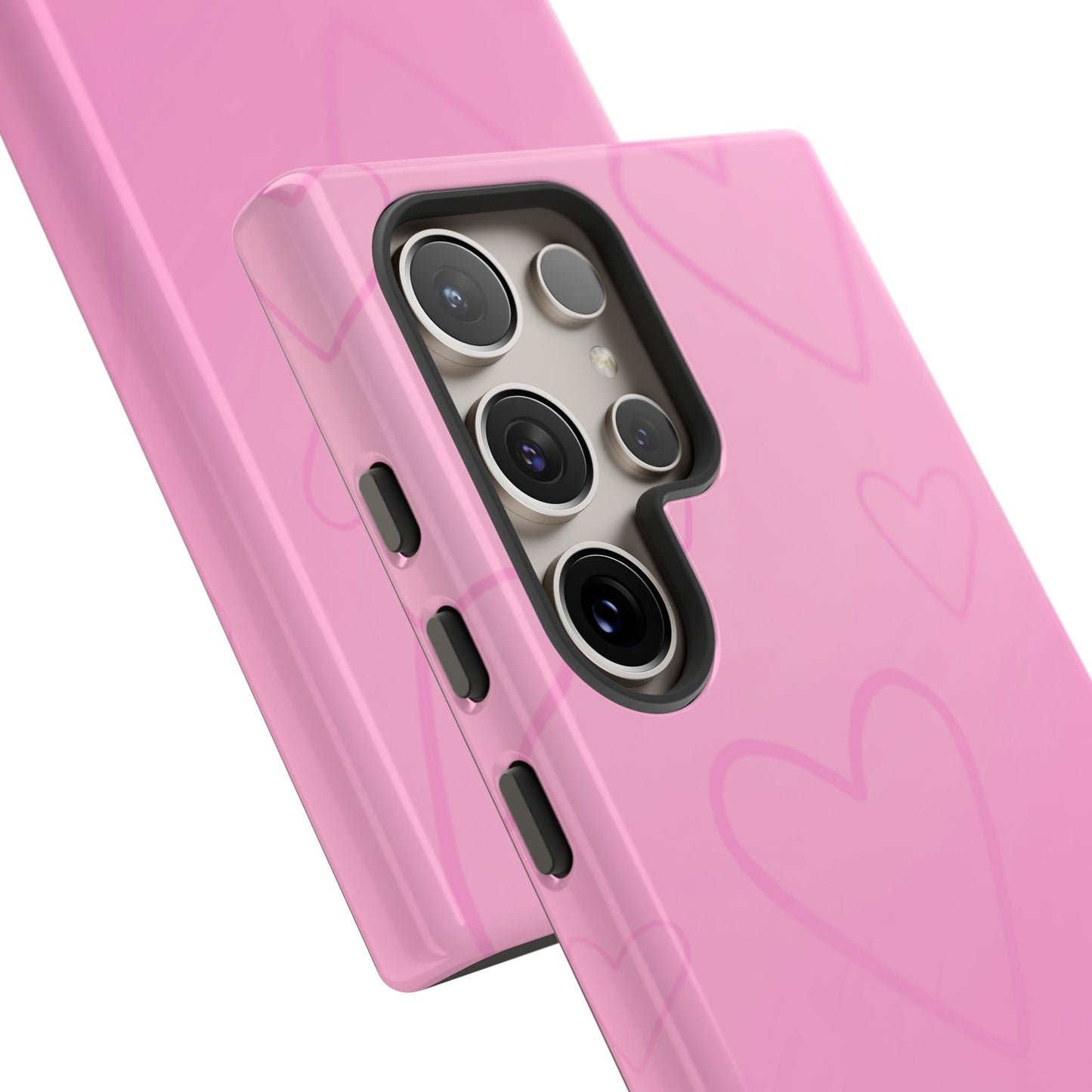 Hearts Pink Tough Cases