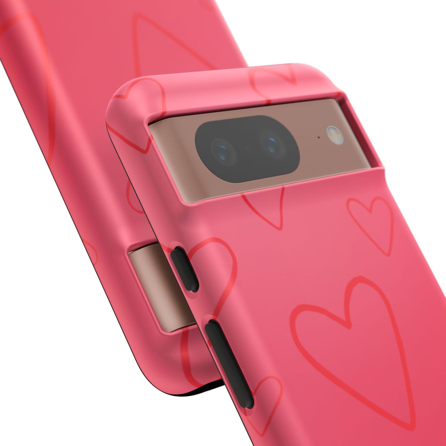 Hearts Red Tough Cases