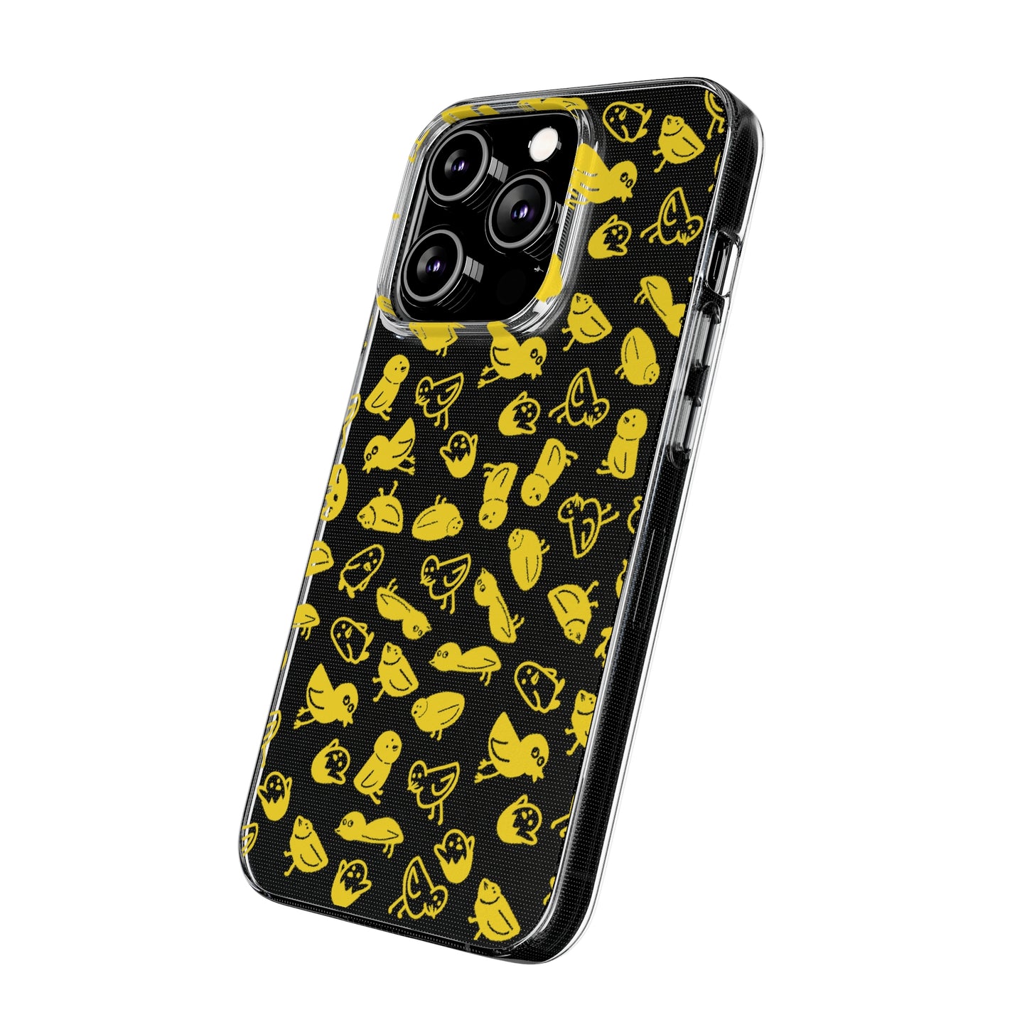 Silly Birds Clear Soft Phone Cases