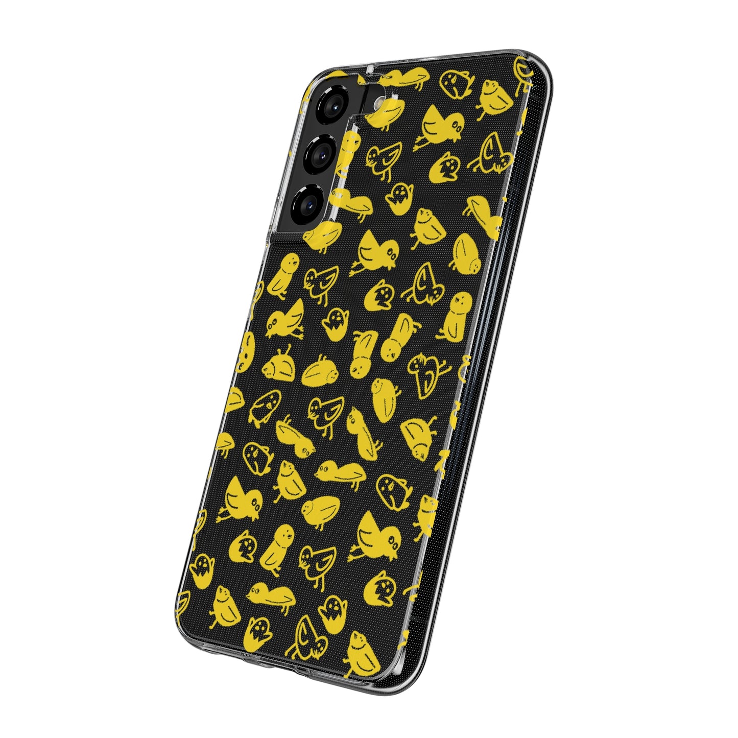 Silly Birds Clear Soft Phone Cases