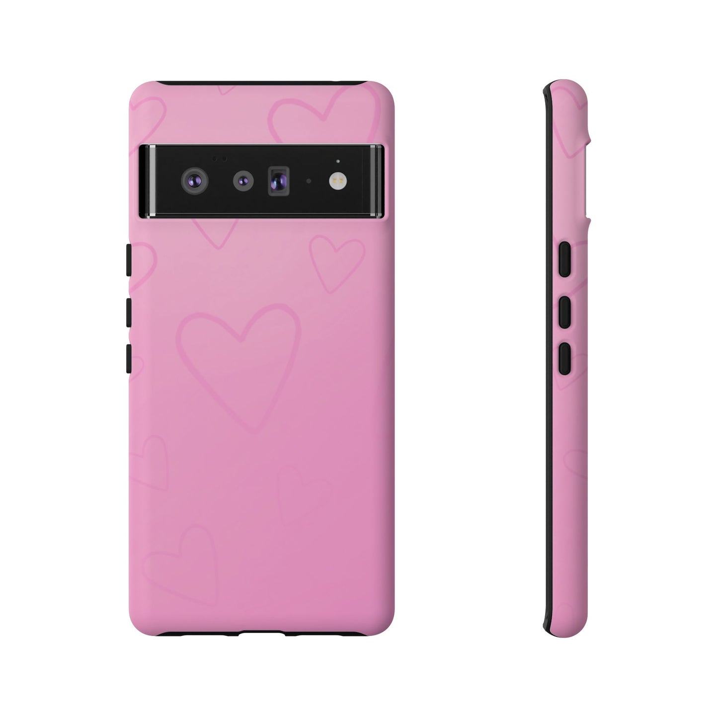 Hearts Pink Tough Cases