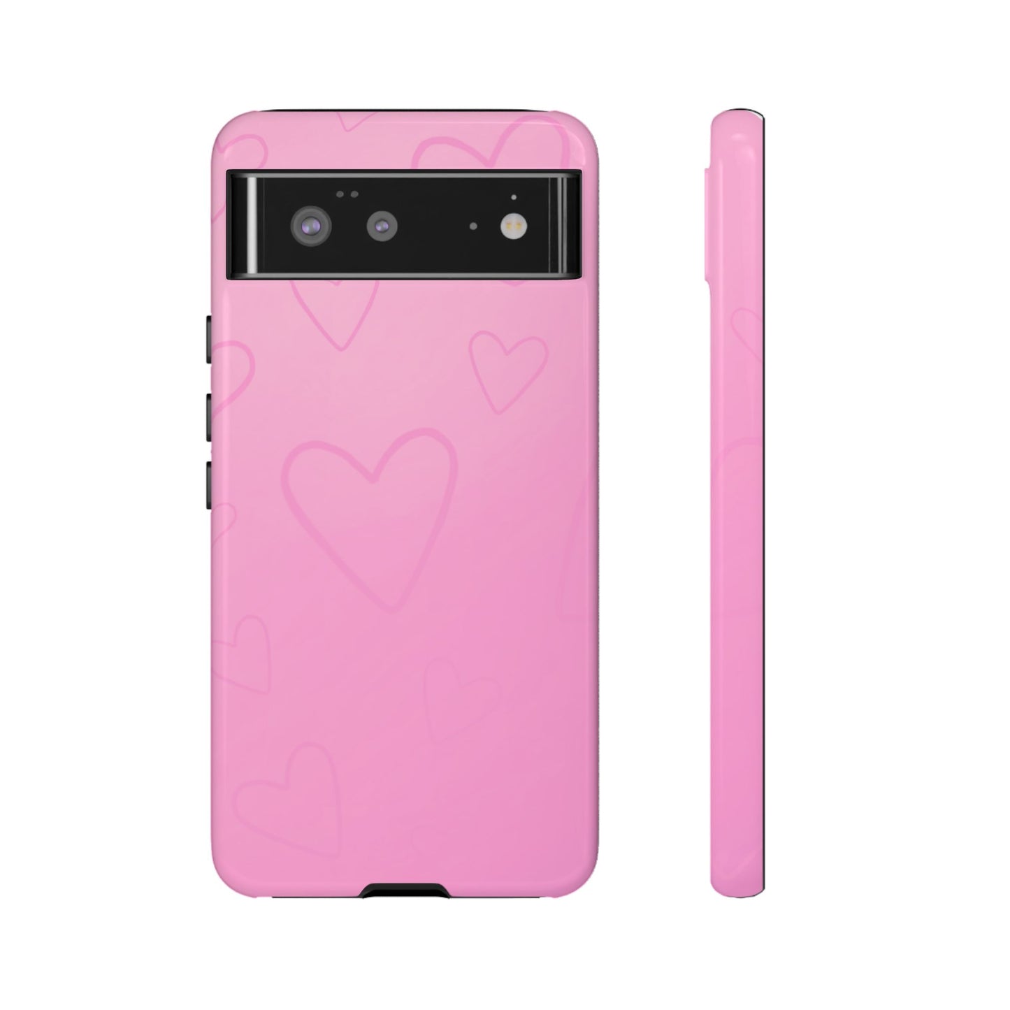 Hearts Pink Tough Cases