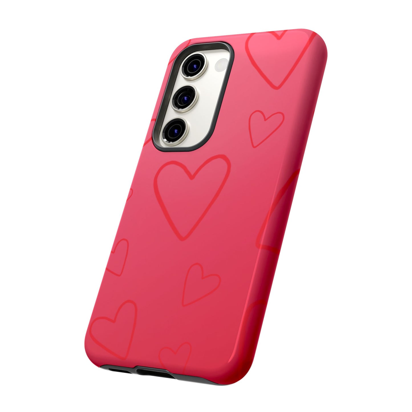 Hearts Red Tough Cases