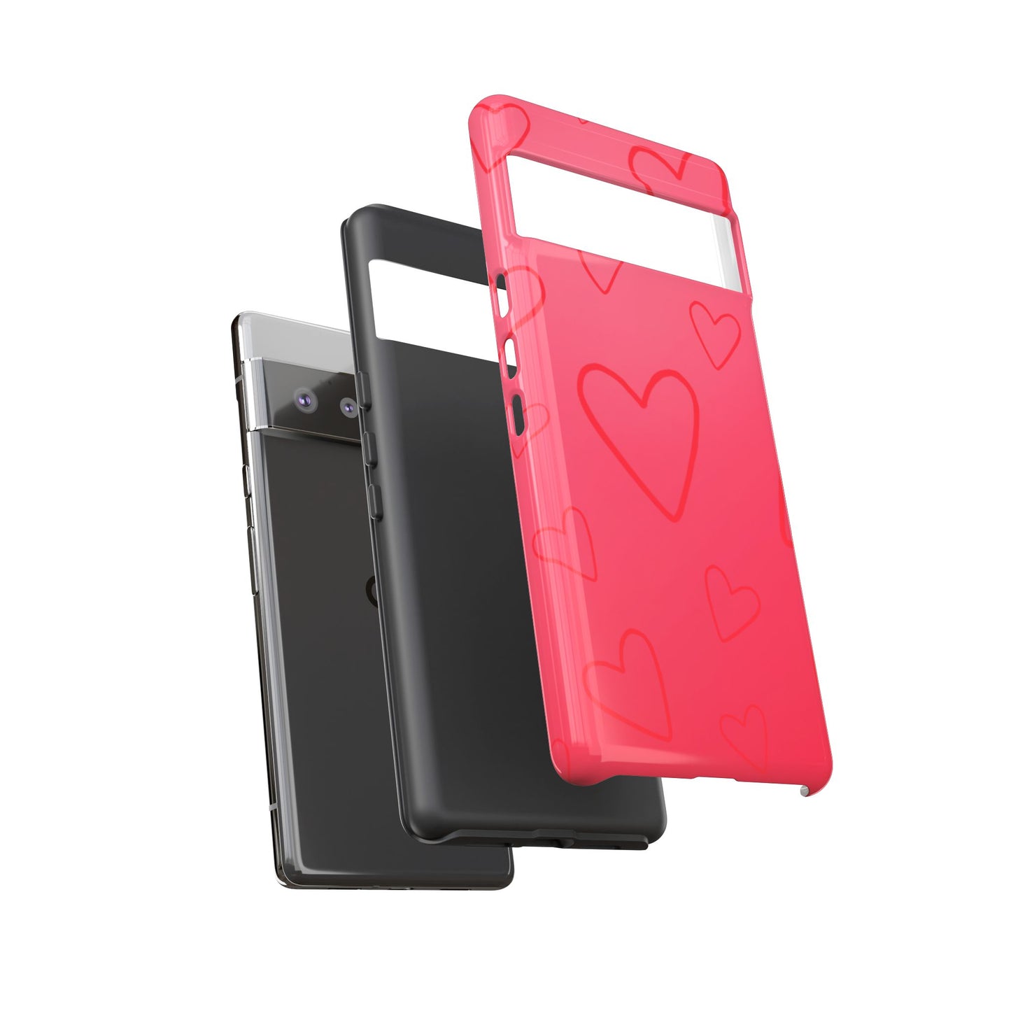 Hearts Red Tough Cases