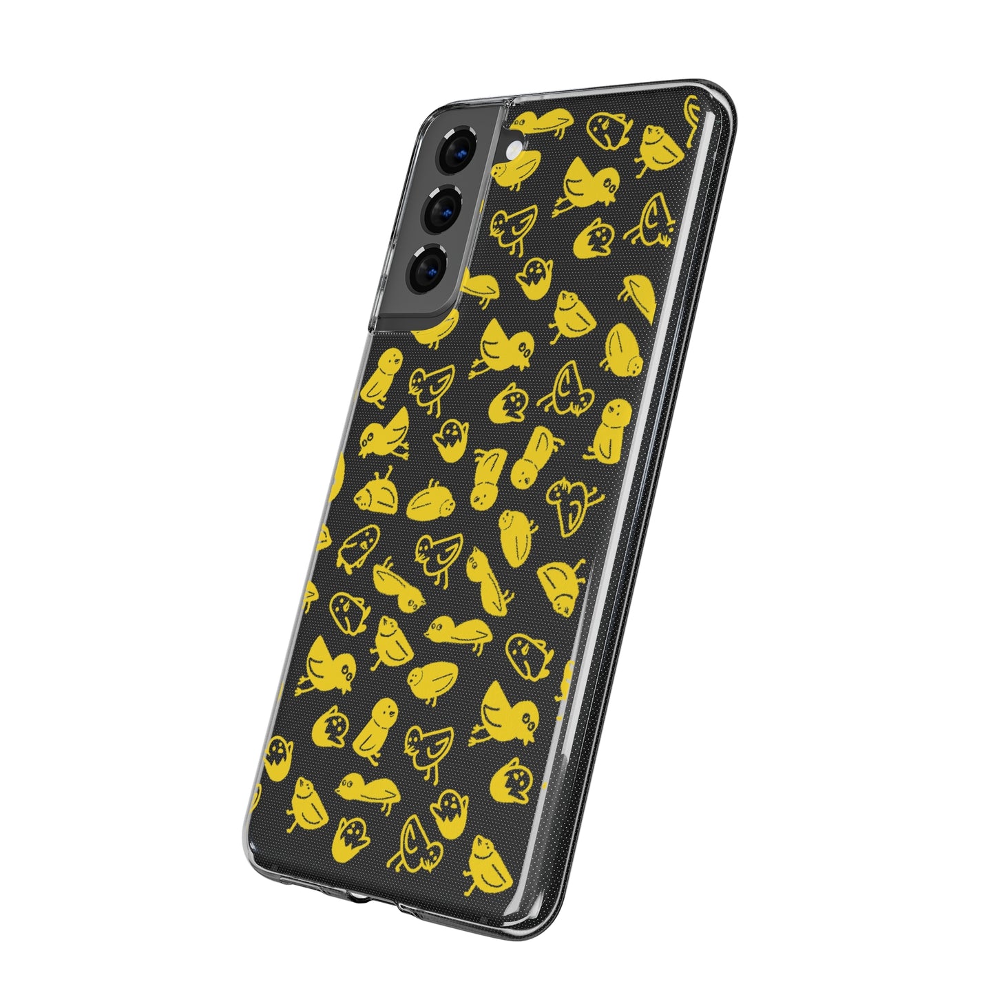 Silly Birds Clear Soft Phone Cases