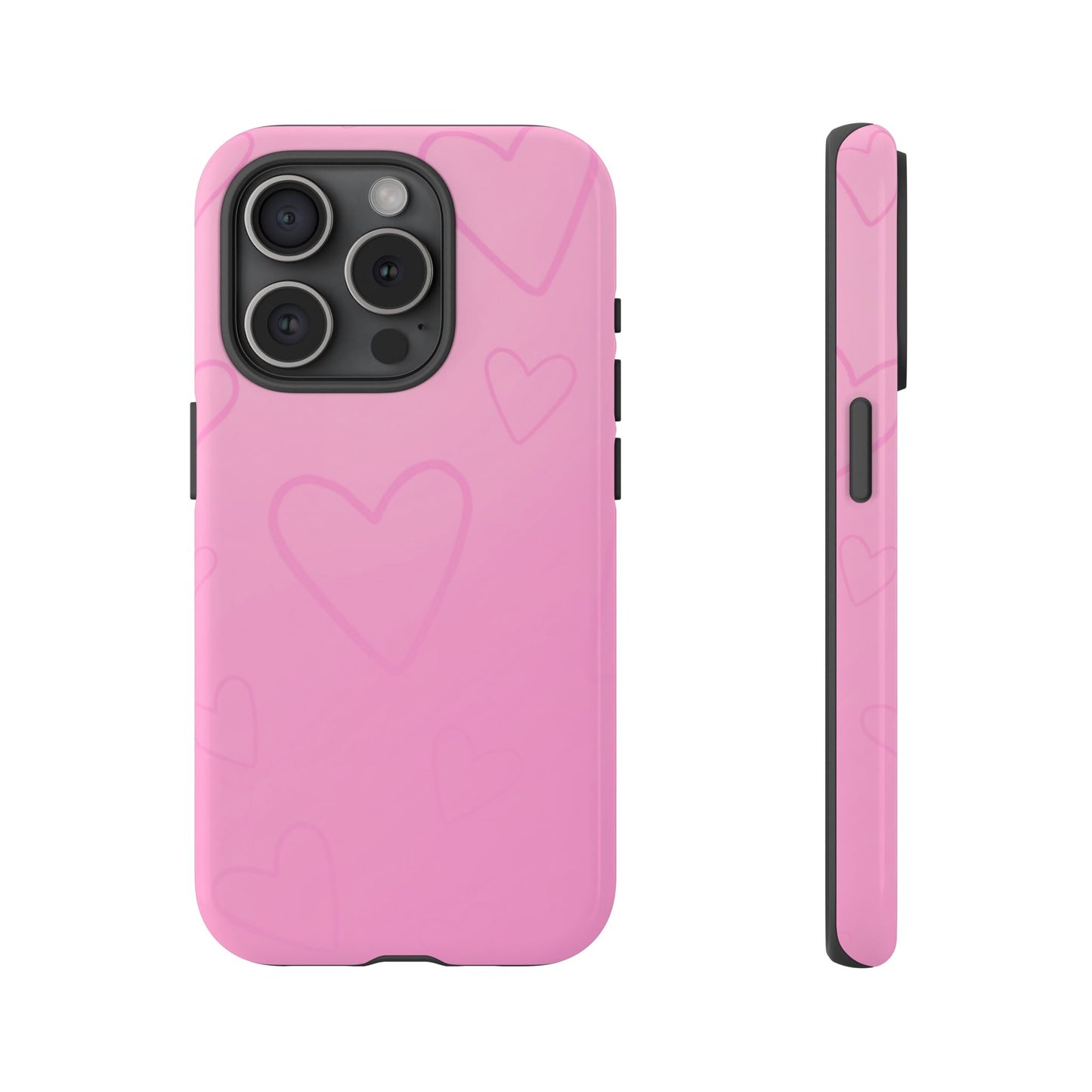 Hearts Pink Tough Cases