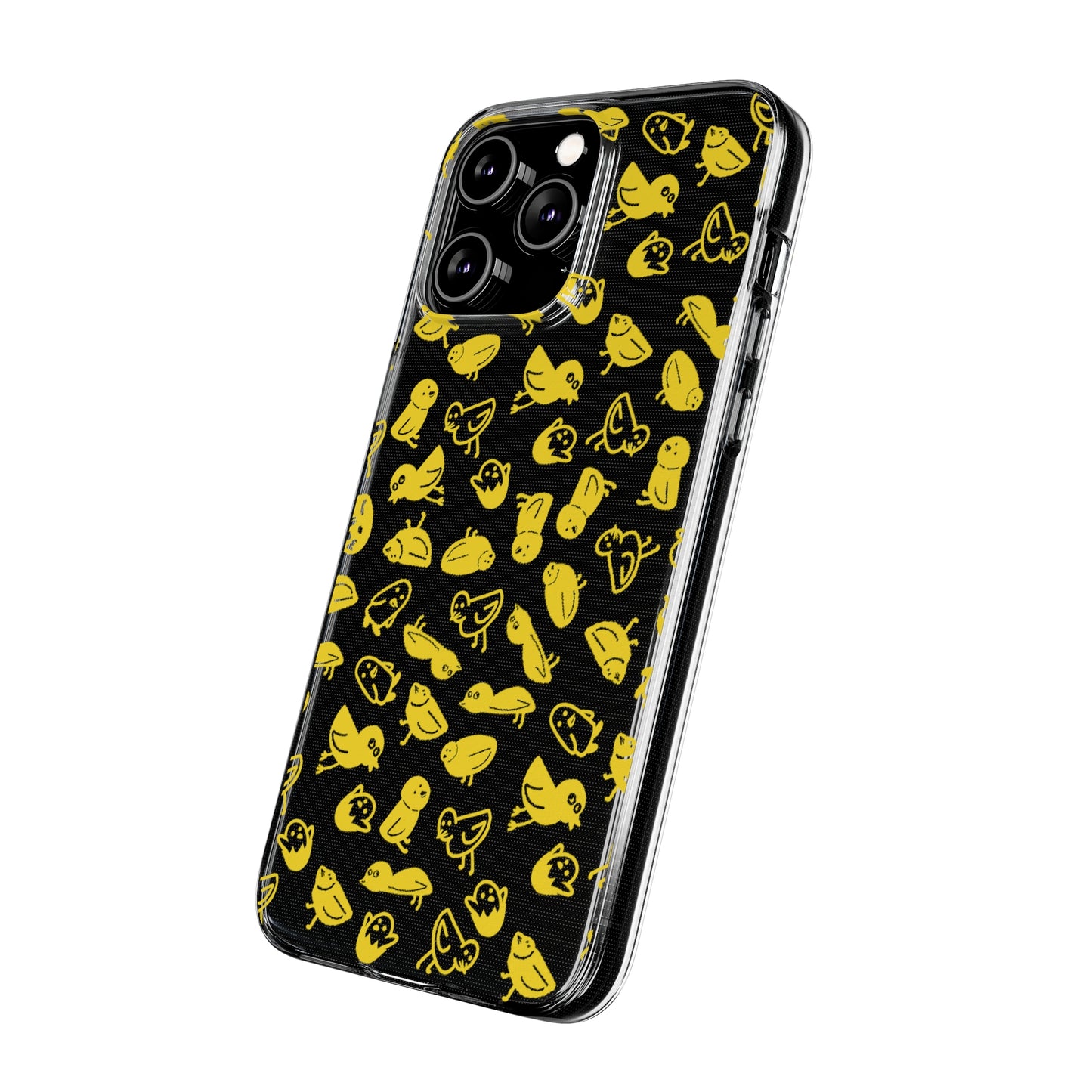 Silly Birds Clear Soft Phone Cases