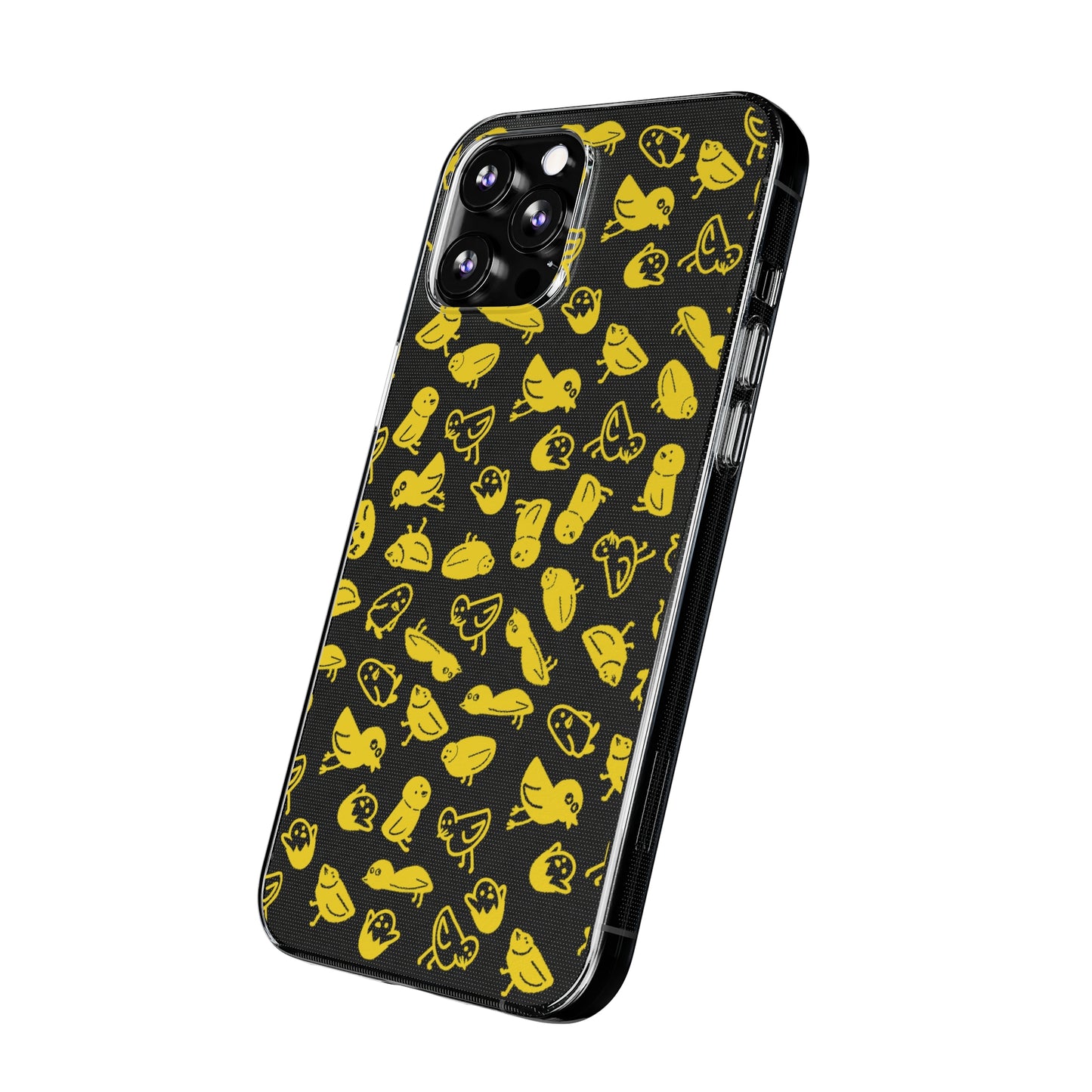 Silly Birds Clear Soft Phone Cases