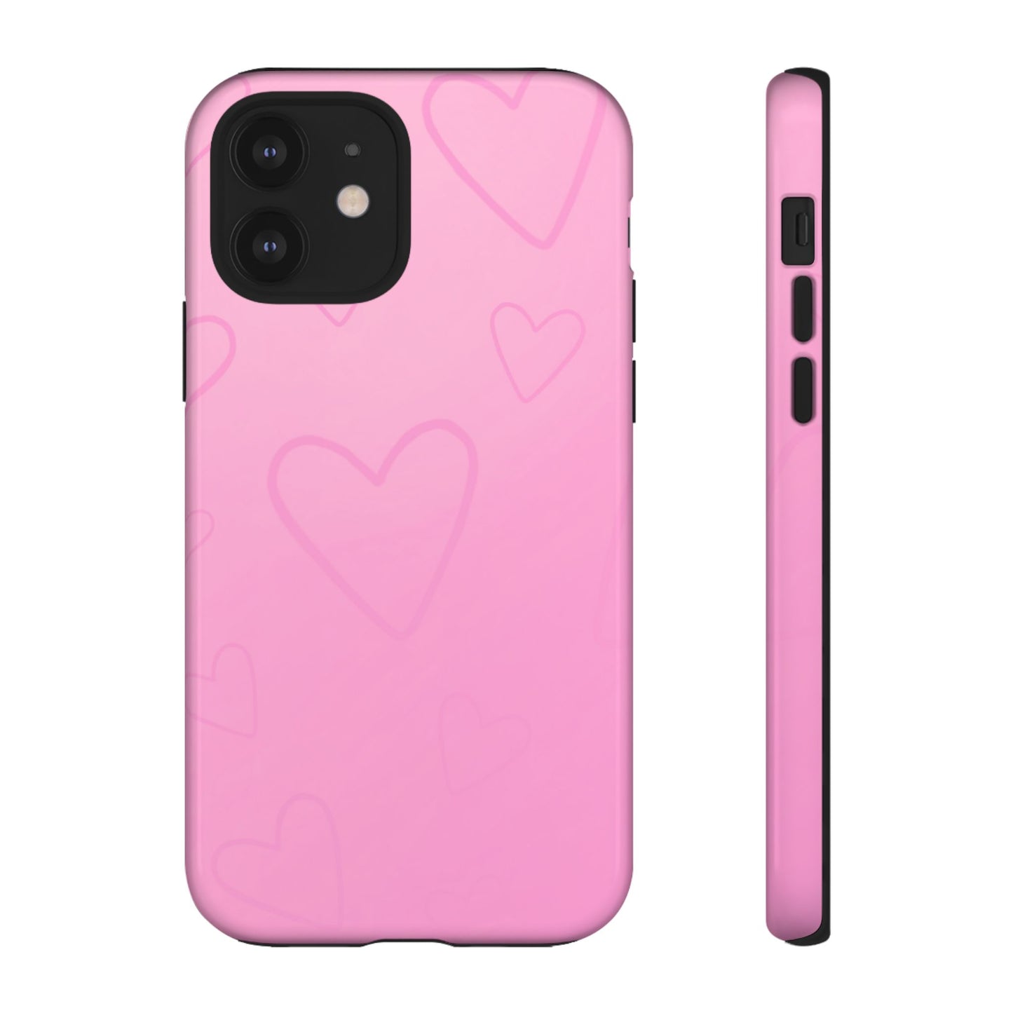 Hearts Pink Tough Cases