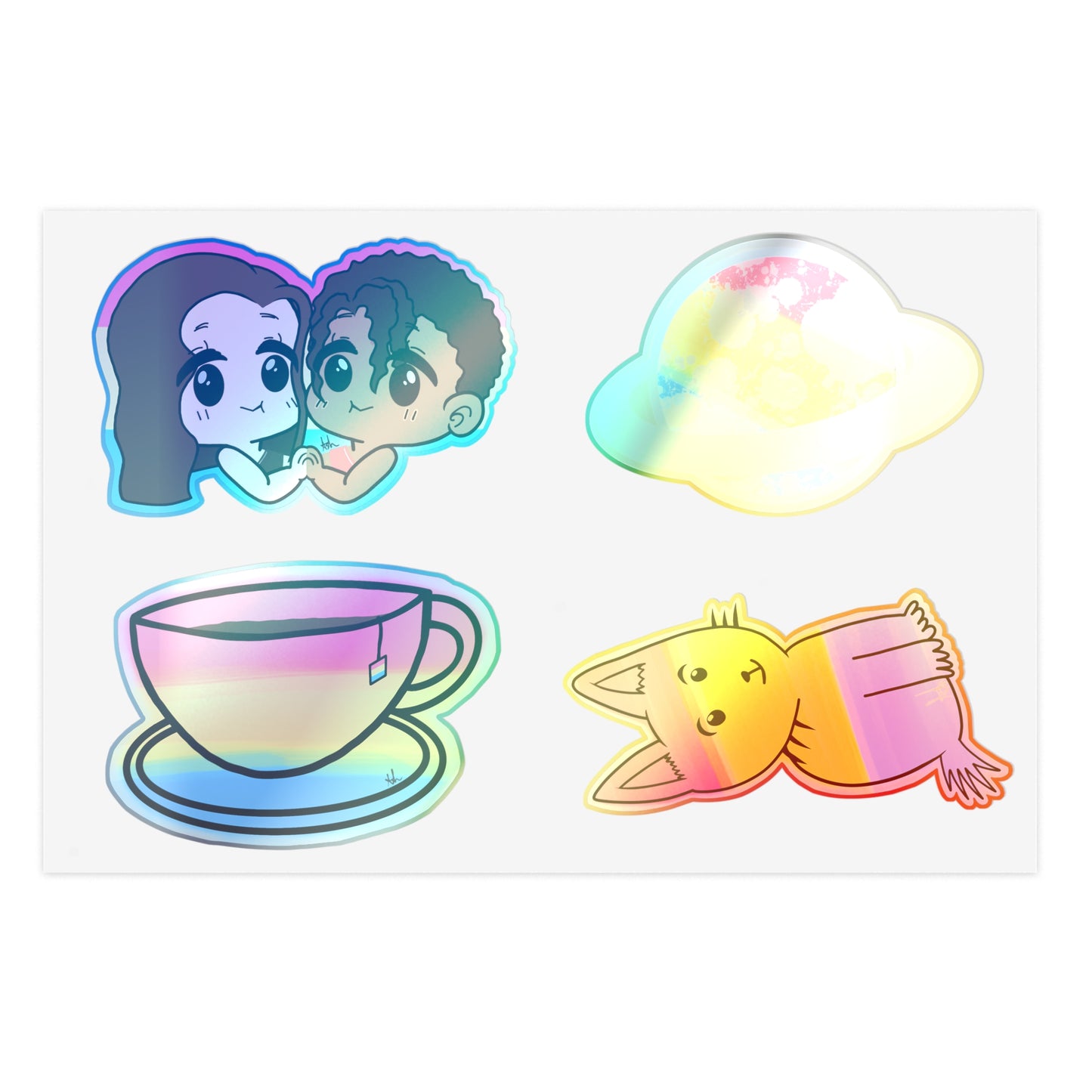 Pansexual Panromantic Sticker Sheets