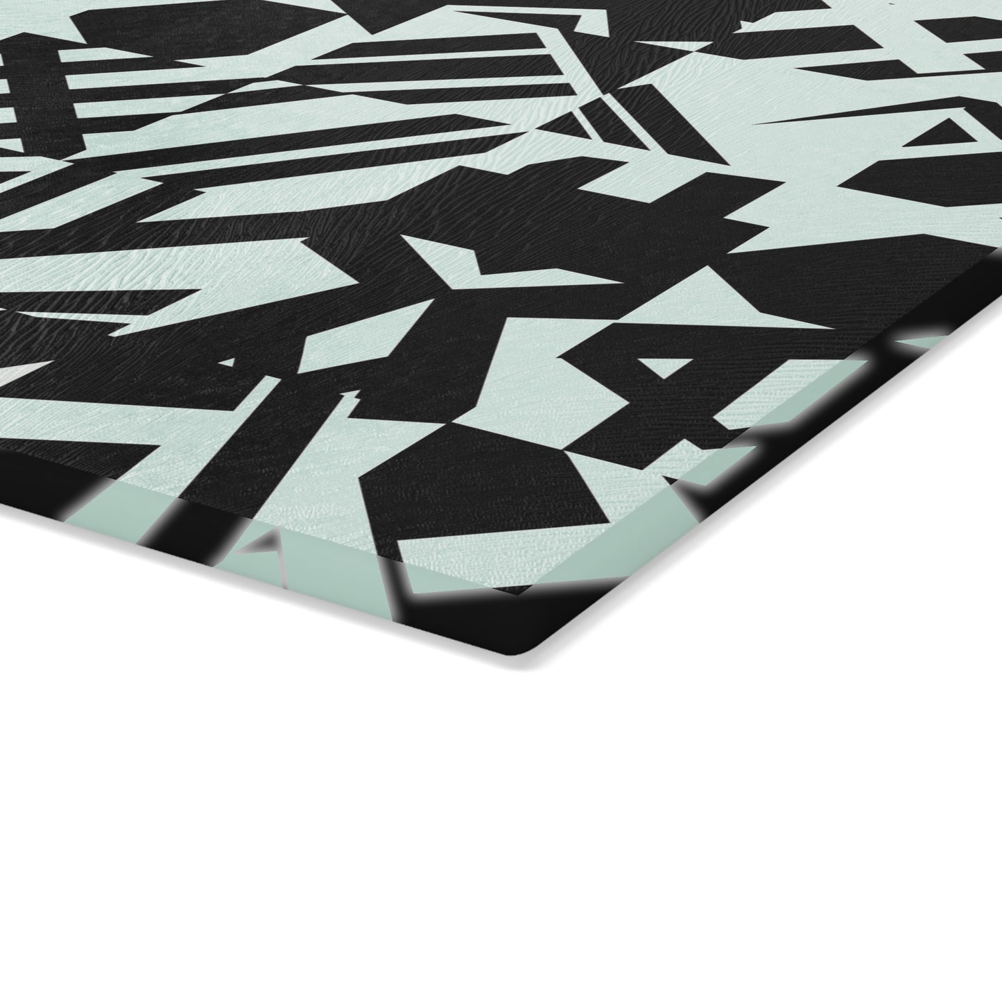 Black and White Glass Cutting Board