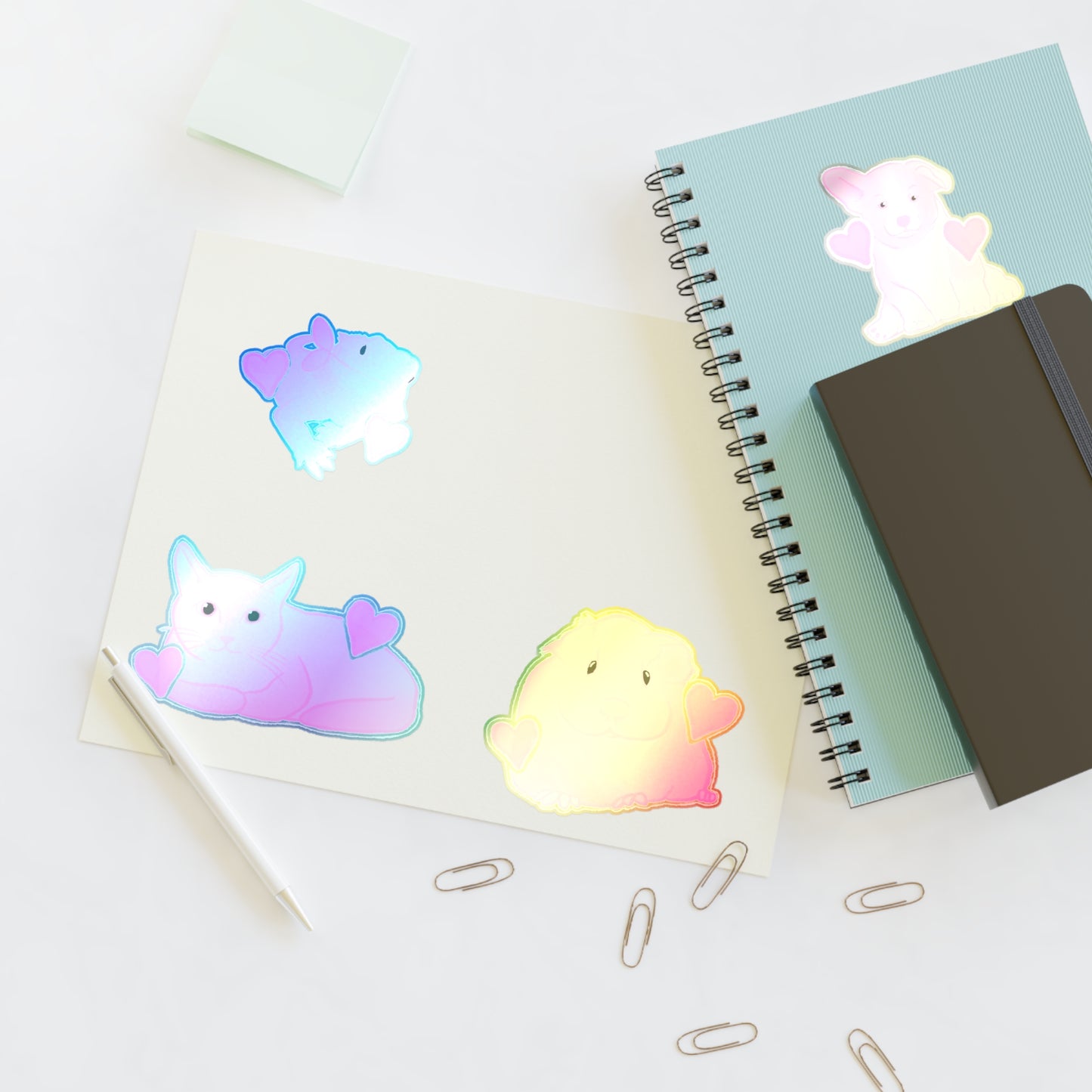 Pink Pet Sticker Sheets