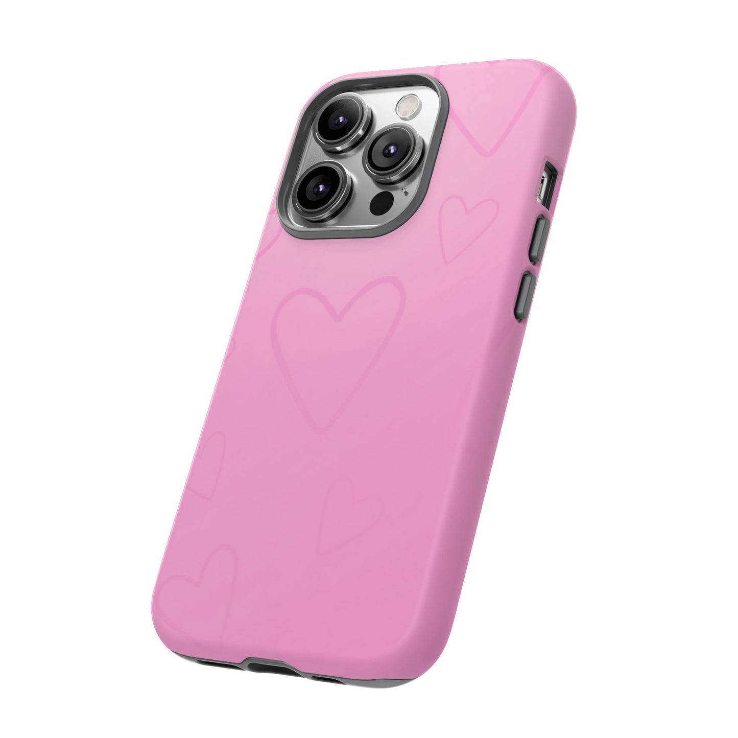 Hearts Pink Tough Cases