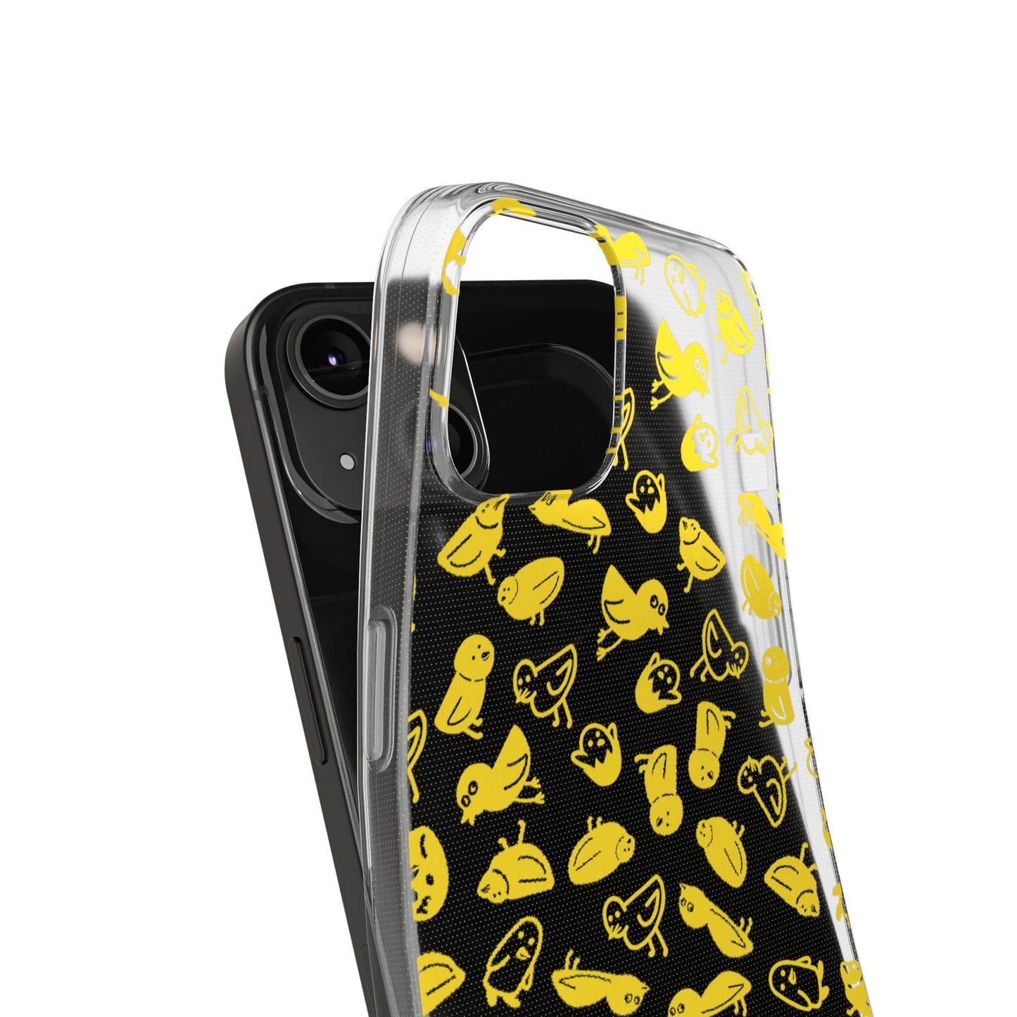 Silly Birds Clear Soft Phone Cases