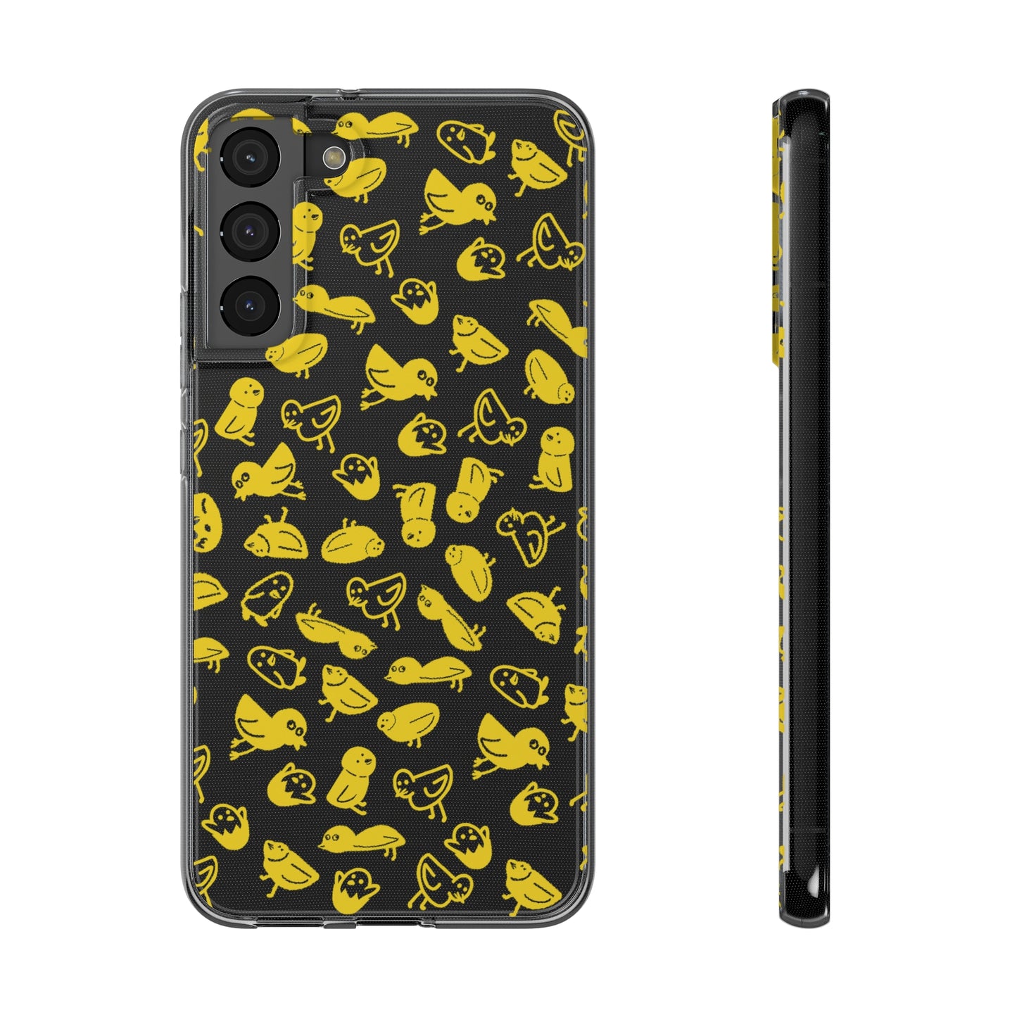 Silly Birds Clear Soft Phone Cases