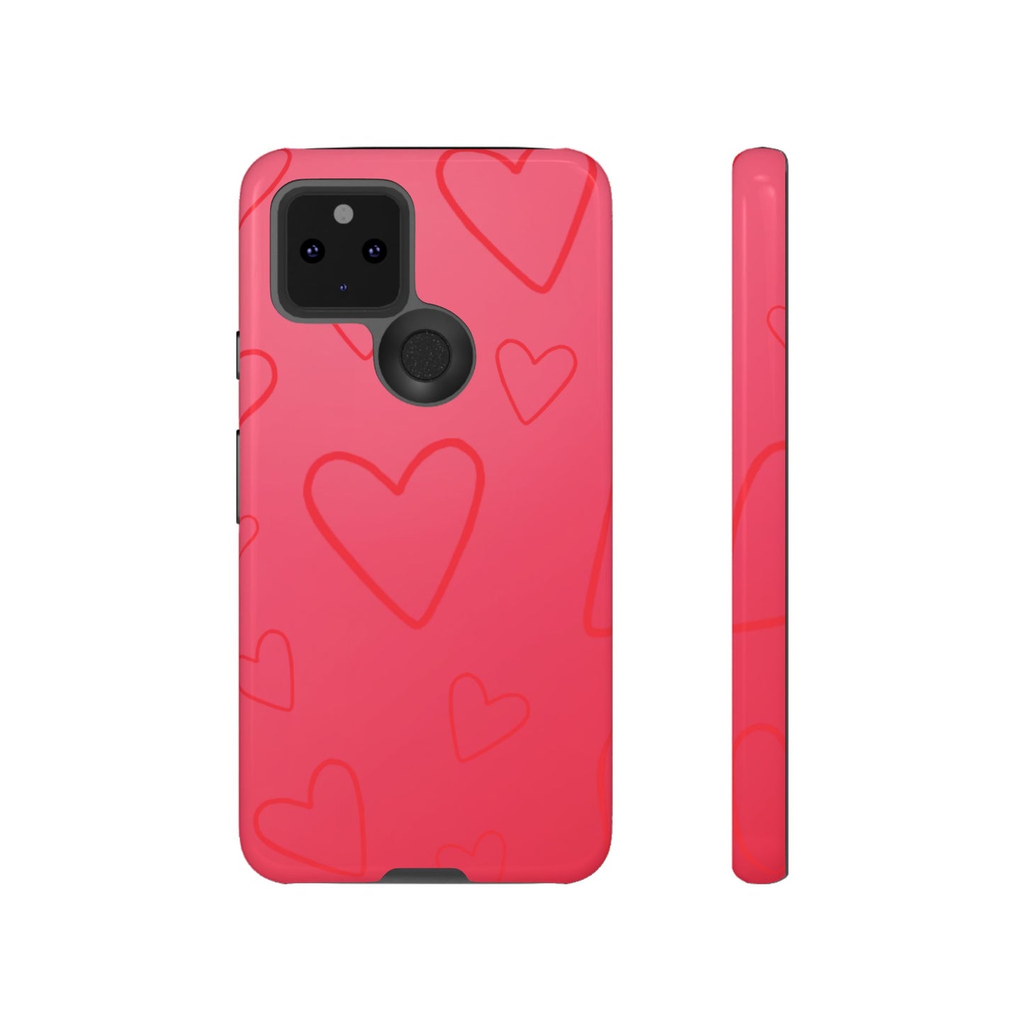 Hearts Red Tough Cases